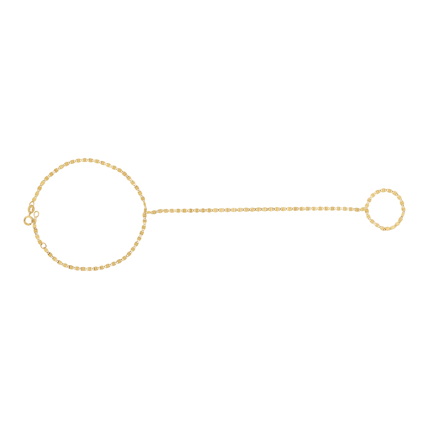 Mirror Hand Chain - Lotus Diamond