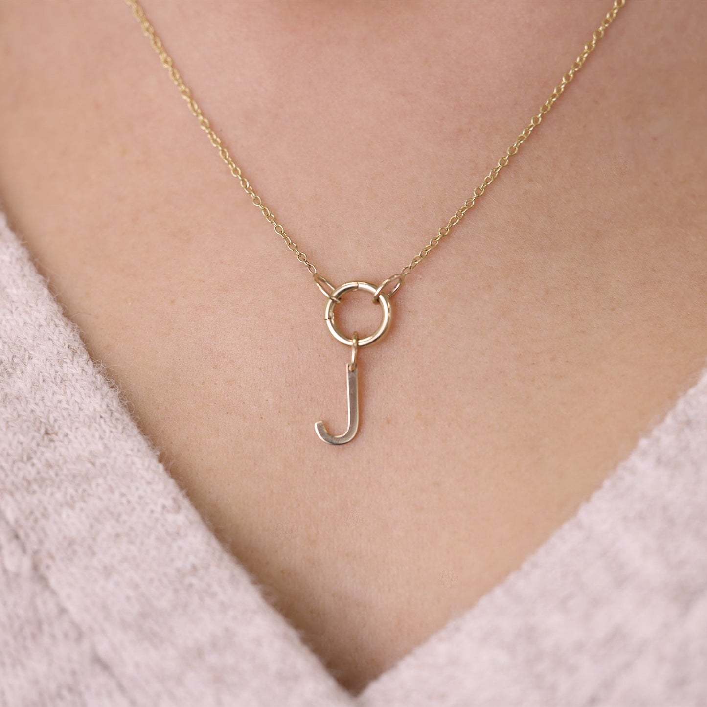 Moda Letter Charm - Lotus Diamond
