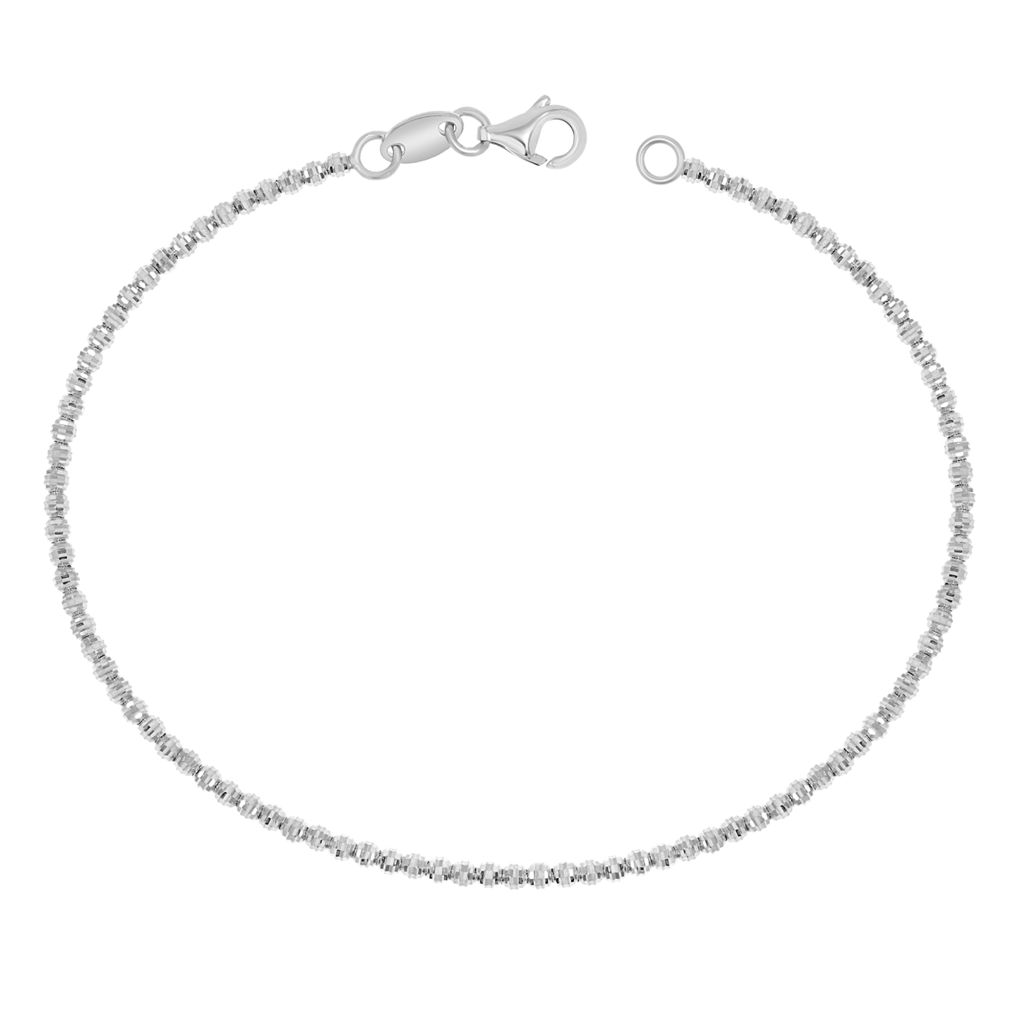 Mooncut Gold Wrap Around Bracelet - Lotus Diamond