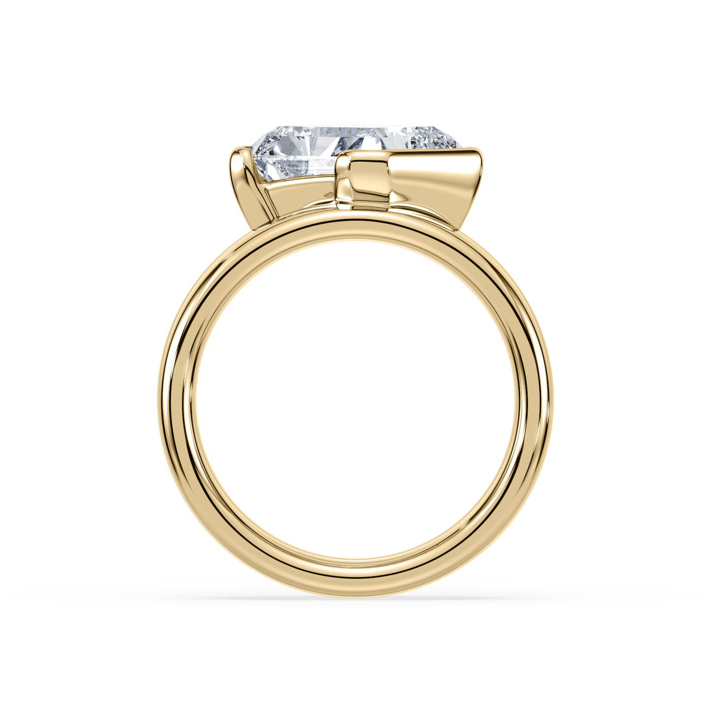 Muse Radiant Lab Diamond Engagement Ring - Lotus Diamond