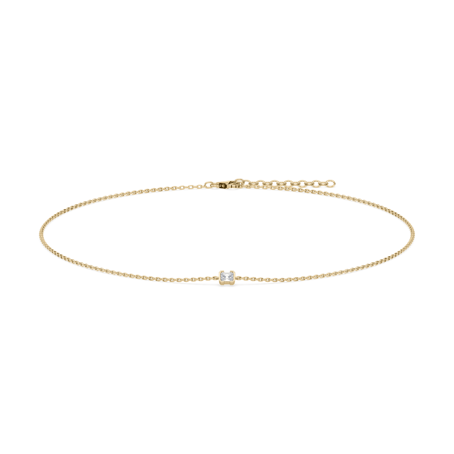 Muse Radiant Lab Diamond Pendant 14K Yellow Gold - Lotus Diamond