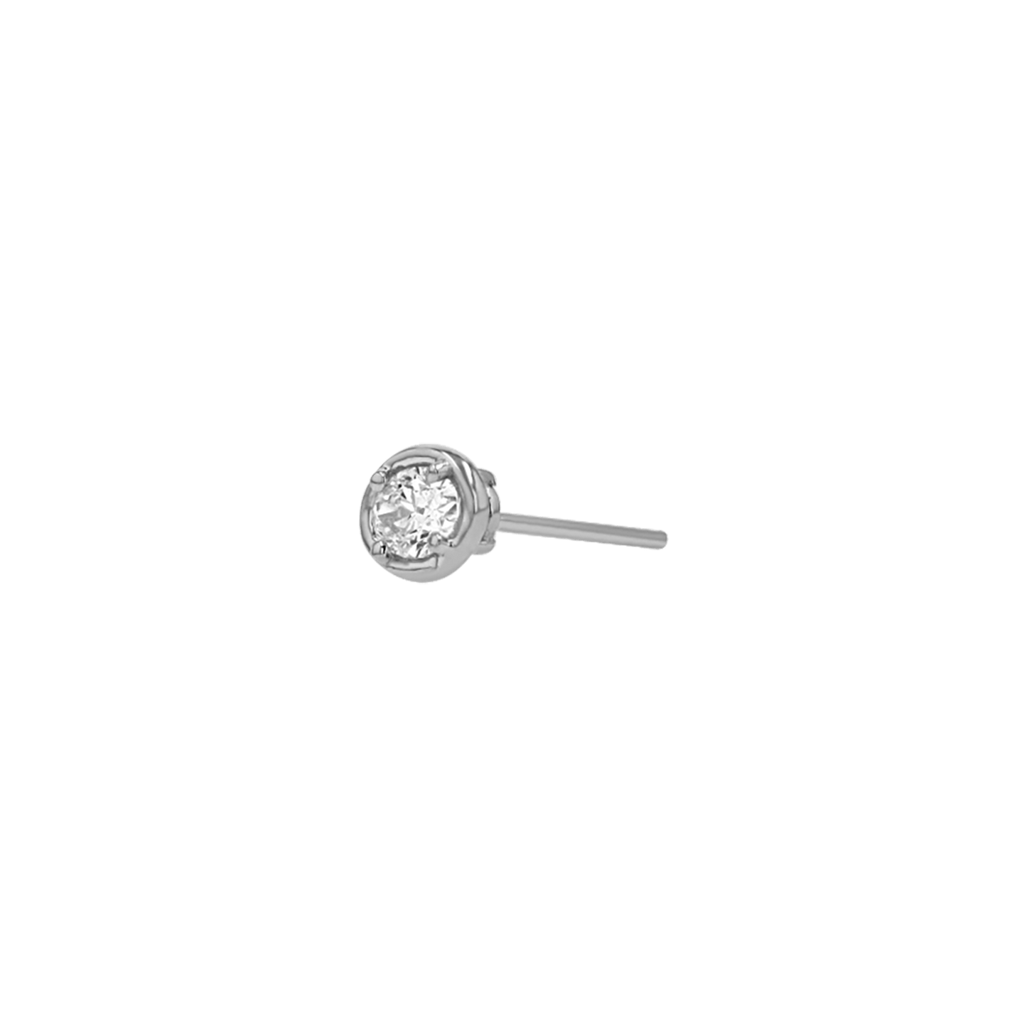 Oval Diamond Stud Earrings - Lotus Diamond