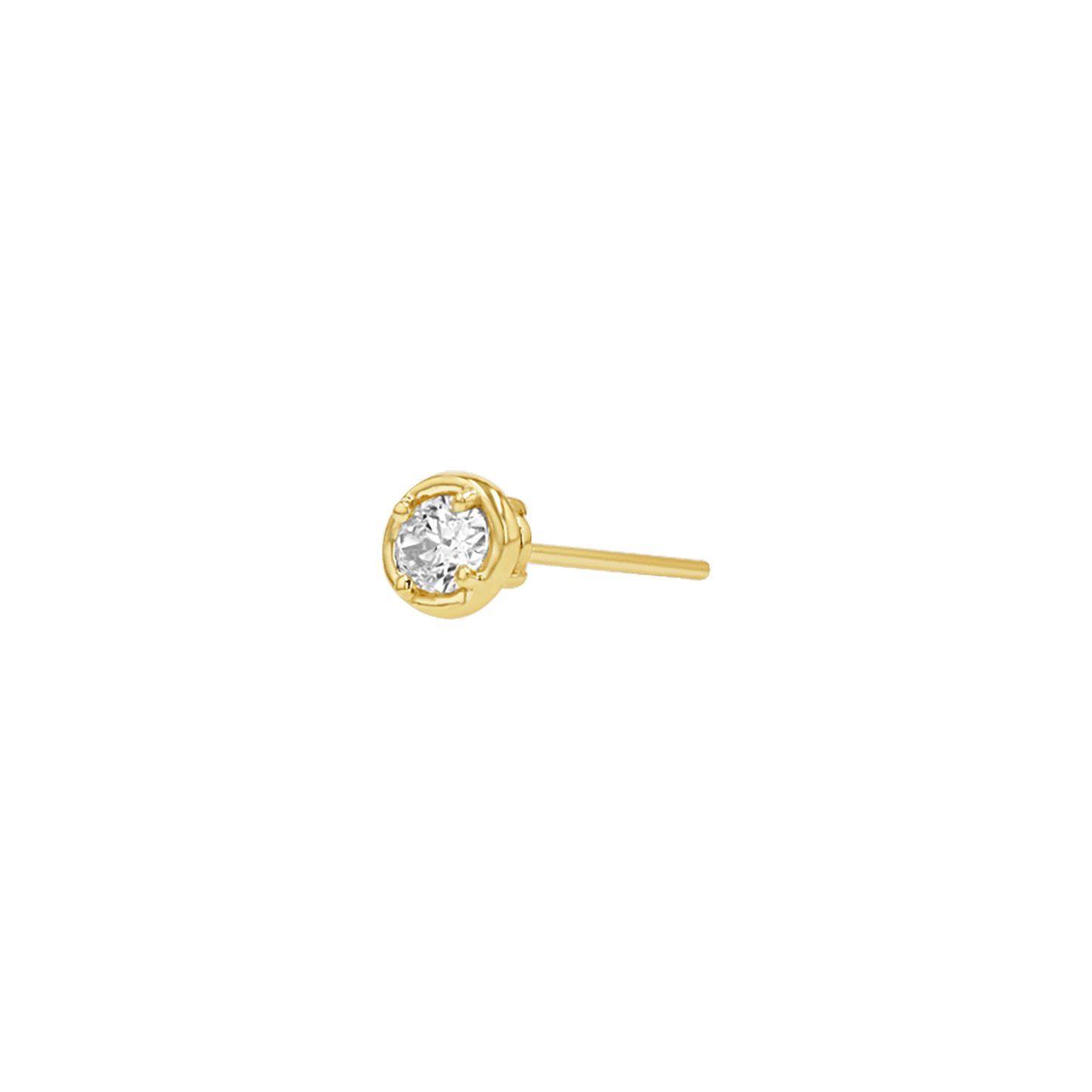 Oval Diamond Stud Earrings - Lotus Diamond