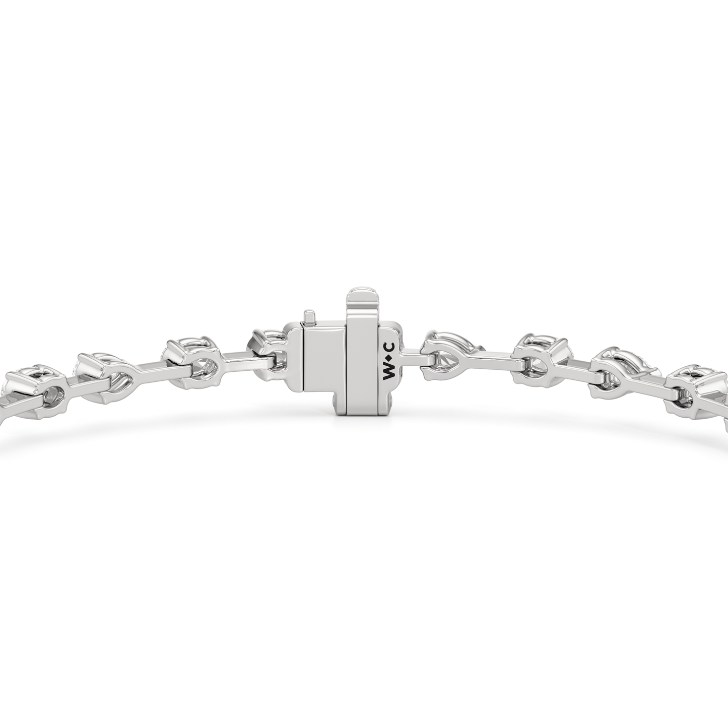 Pear and Oval Tennis Bracelet - Lotus Diamond