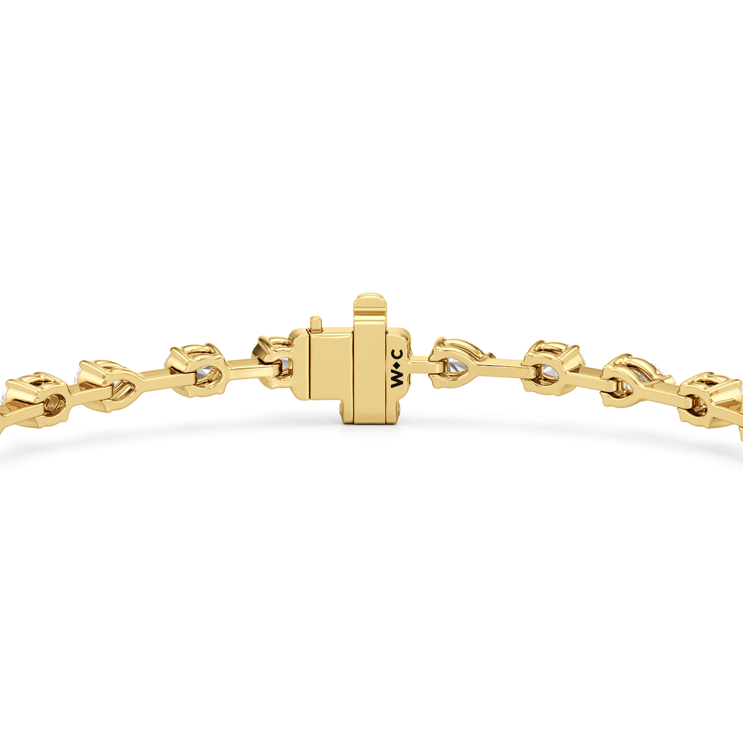 Pear and Oval Tennis Bracelet - Lotus Diamond