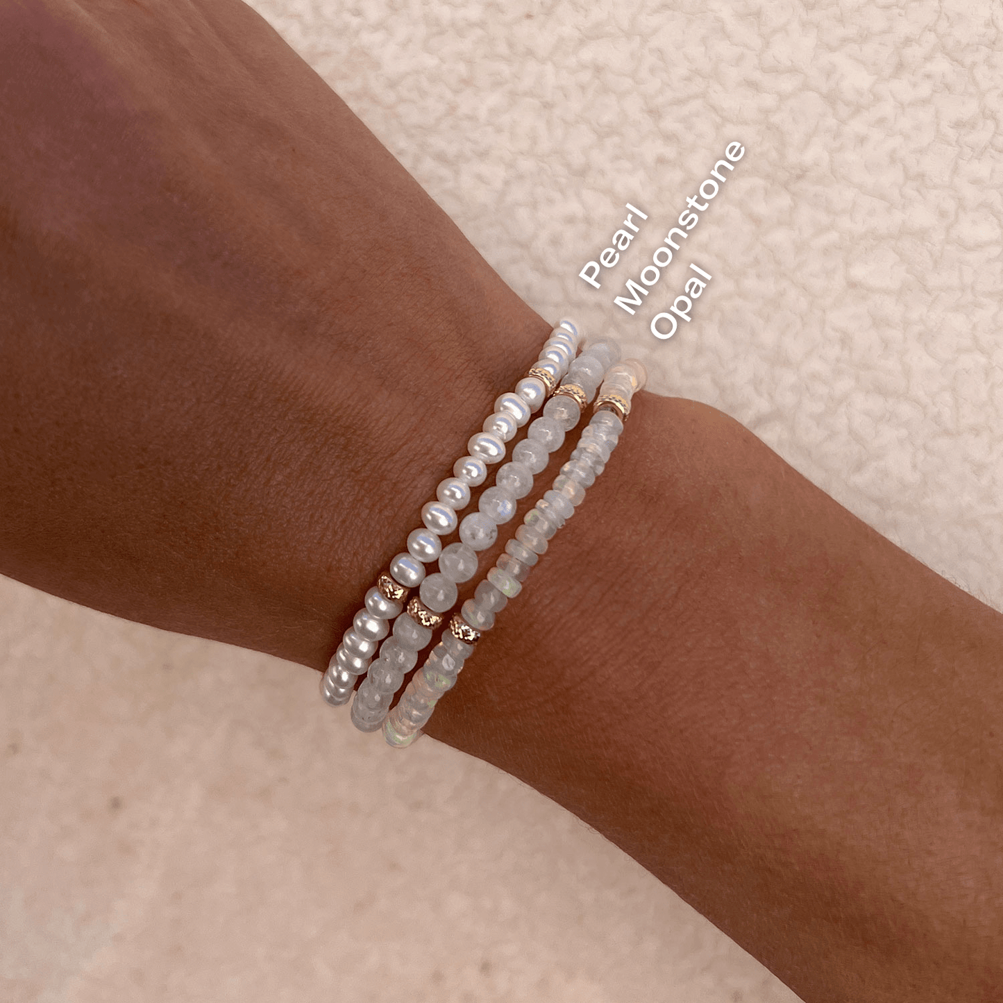 Pearl Beaded Bracelet - Lotus Diamond