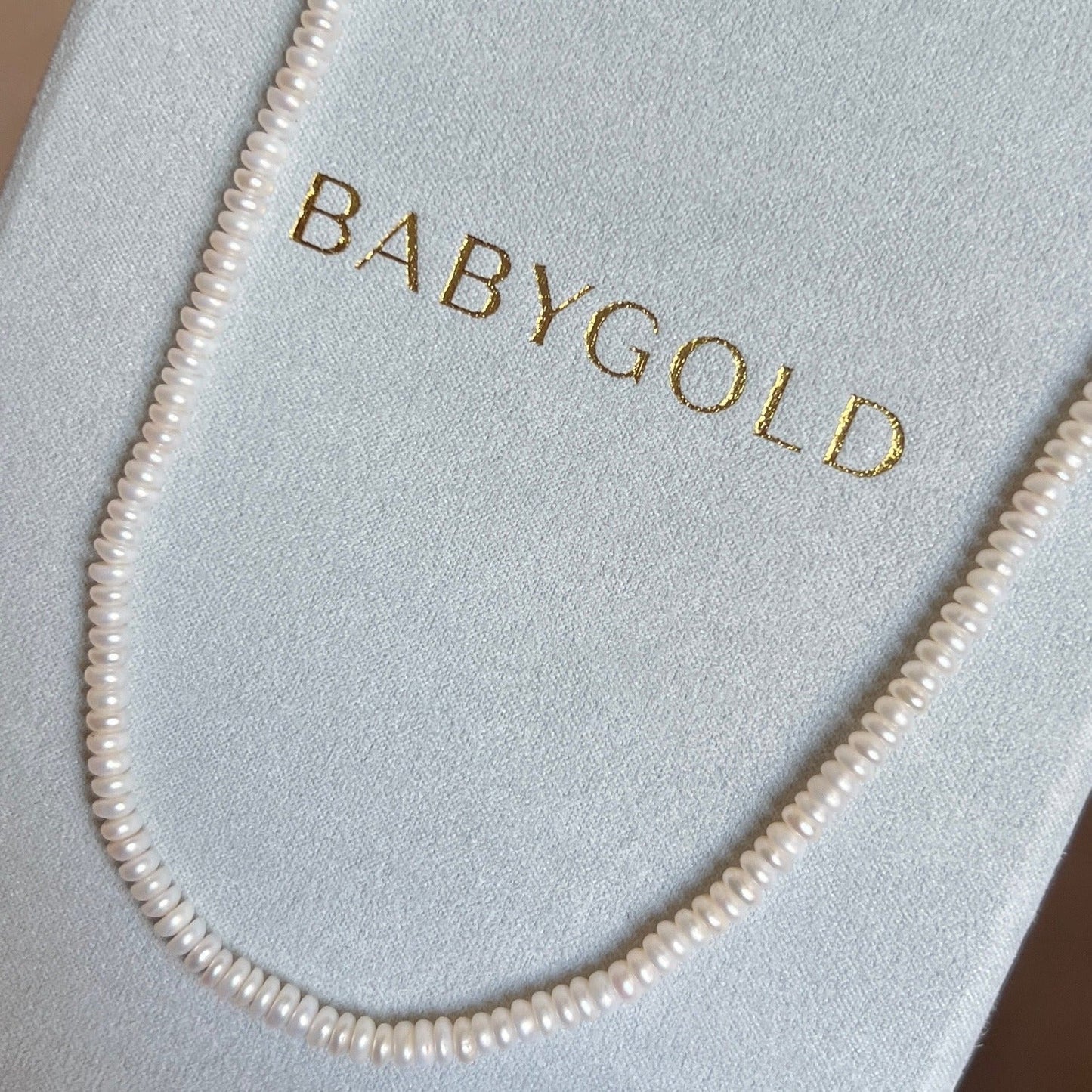Pearl Strand Necklace - Lotus Diamond