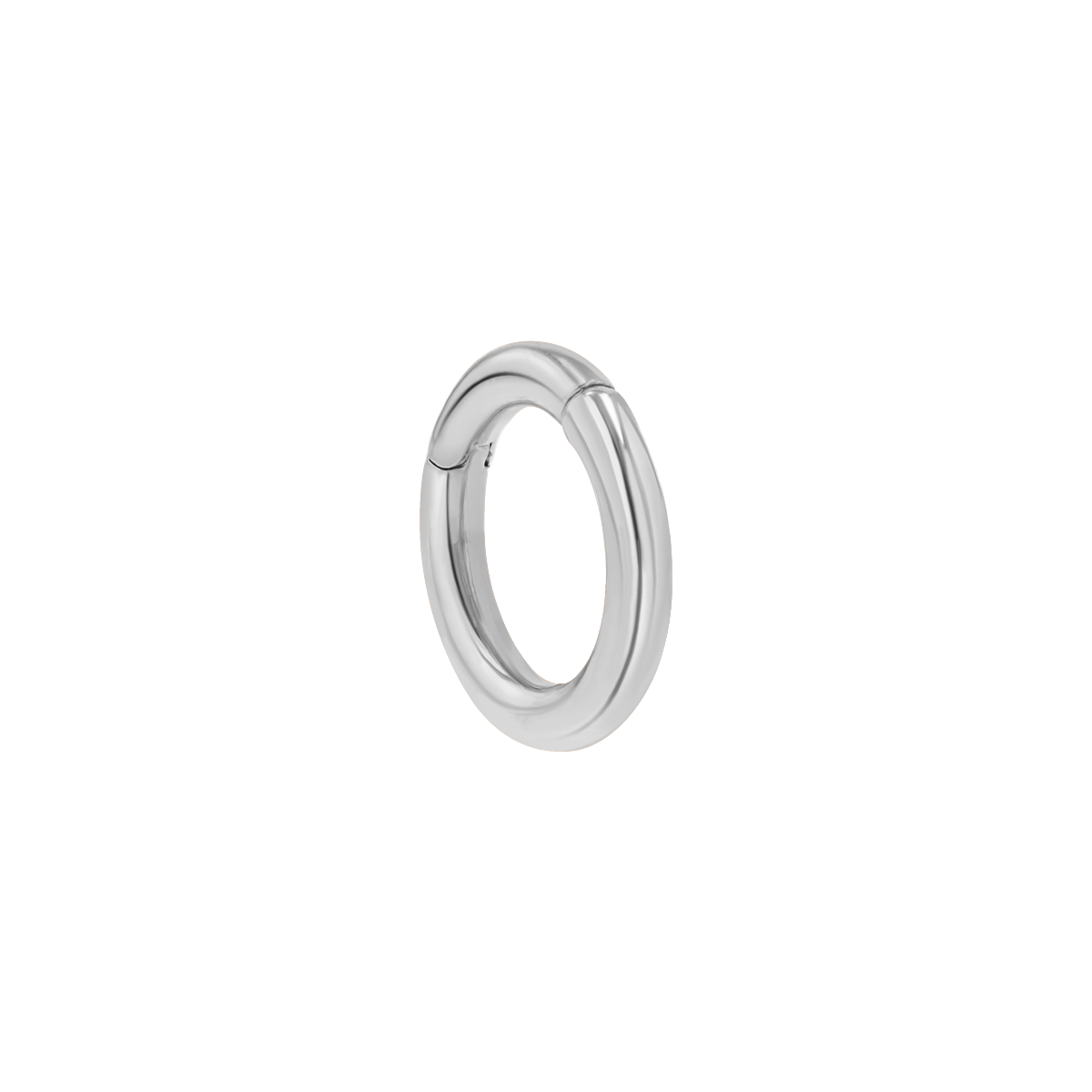 Petit Round Connector Charm Clasp - Lotus Diamond