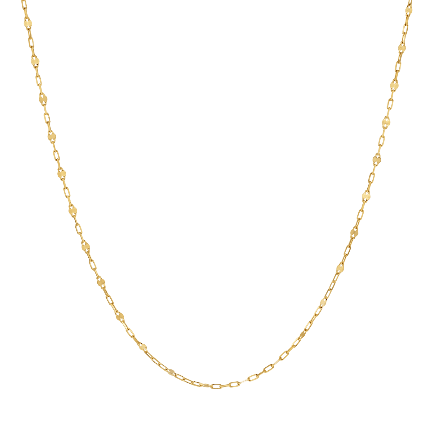 Petit Sequin Chain Necklace - Lotus Diamond