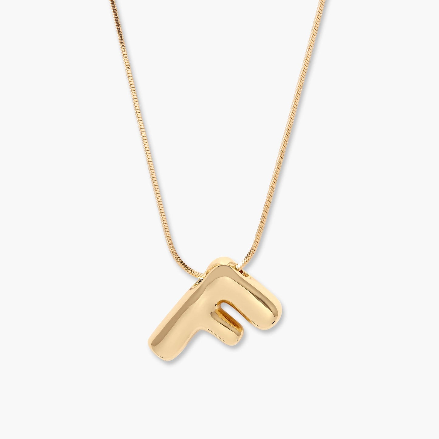 Pippa Bubble Initial Pendant - Lotus Diamond