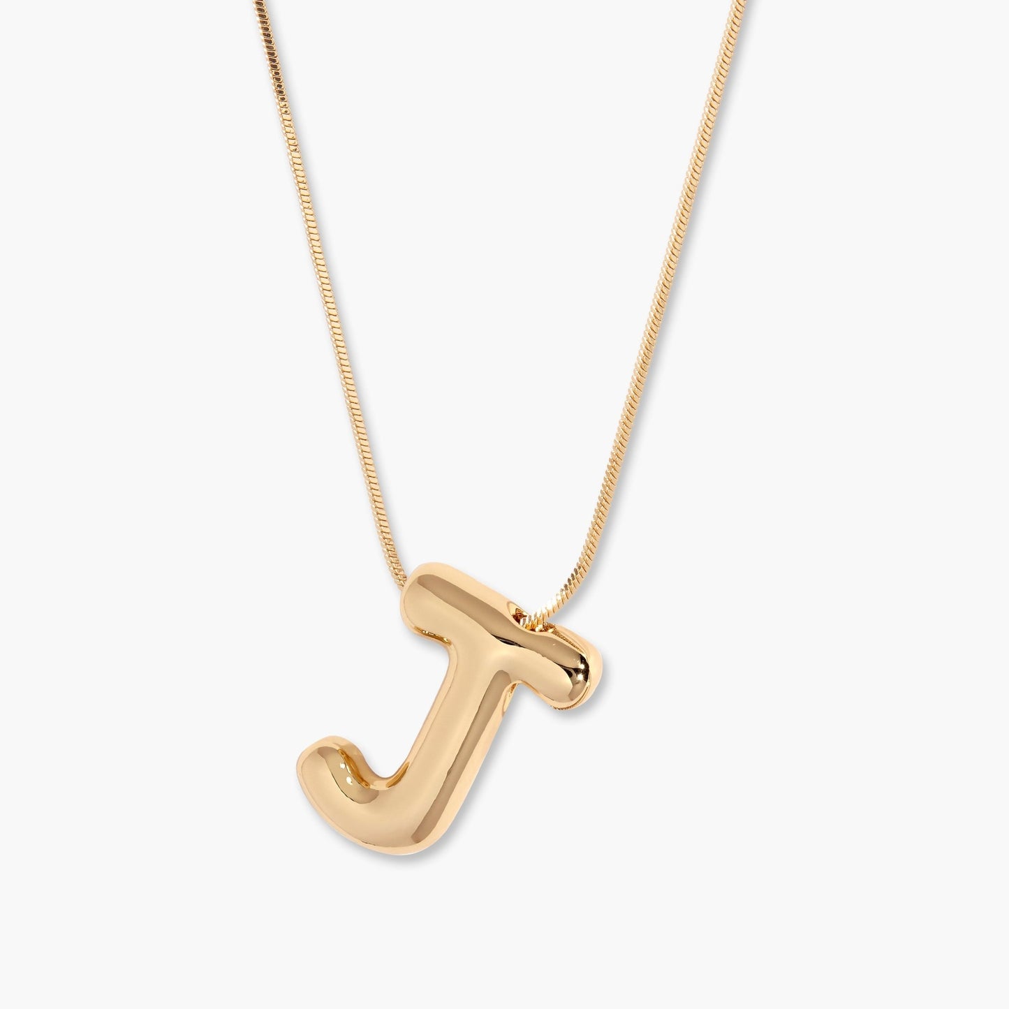 Pippa Bubble Initial Pendant - Lotus Diamond