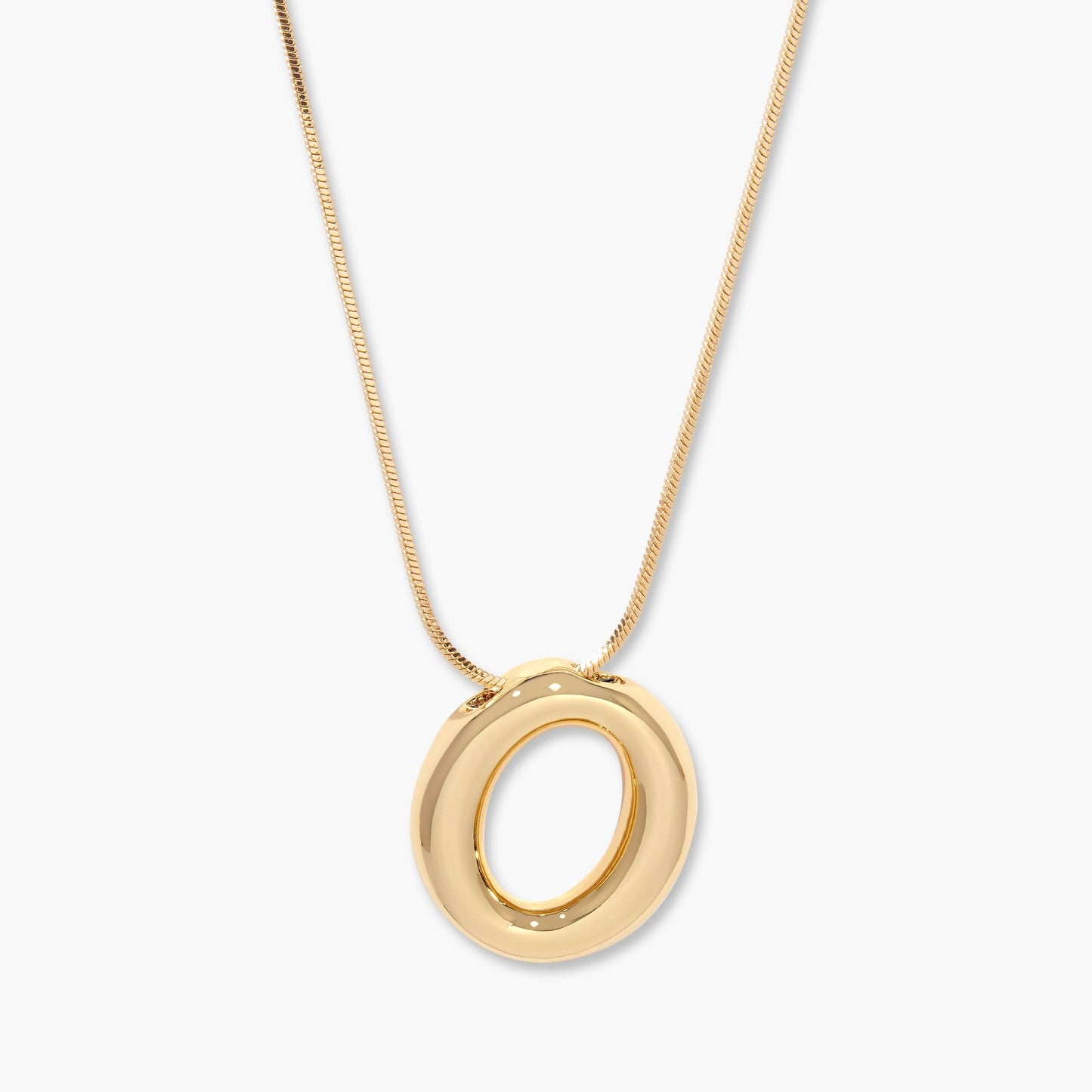 Pippa Bubble Initial Pendant - Lotus Diamond