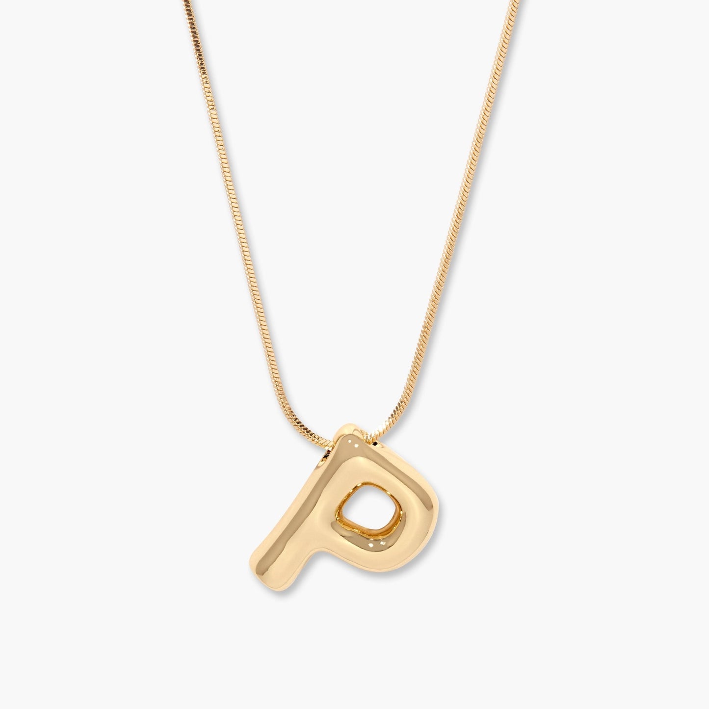 Pippa Bubble Initial Pendant - Lotus Diamond