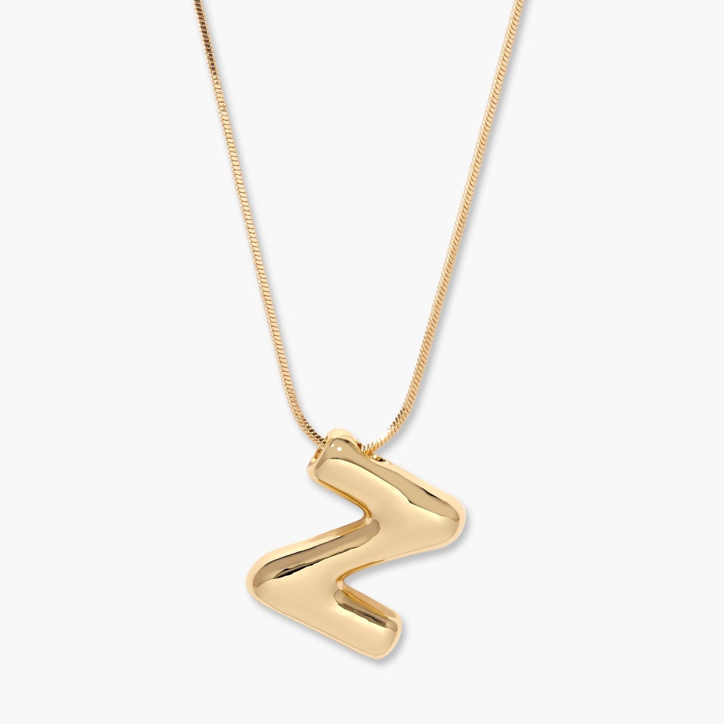 Pippa Bubble Initial Pendant - Lotus Diamond