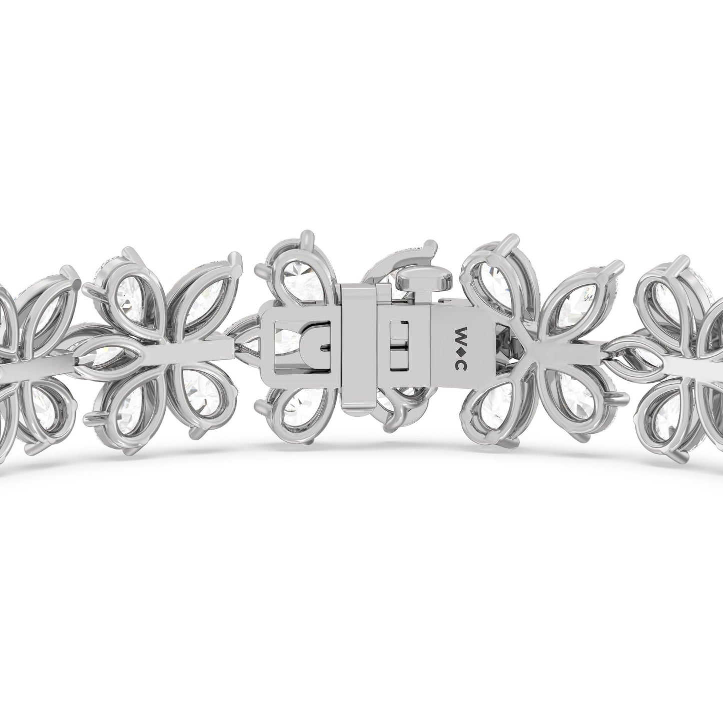 Plumeria Bracelet - Lotus Diamond