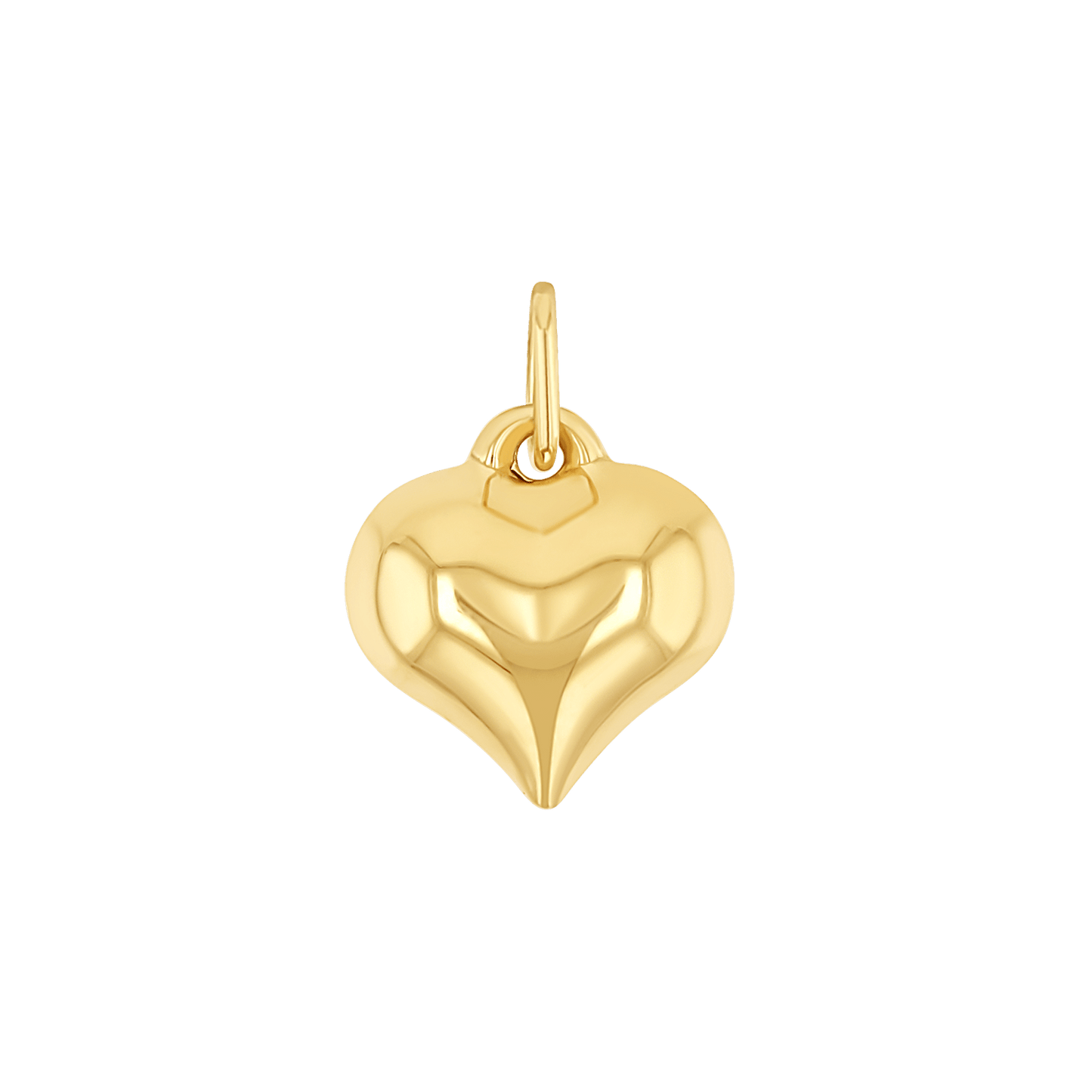 Puff Heart Charm - Lotus Diamond