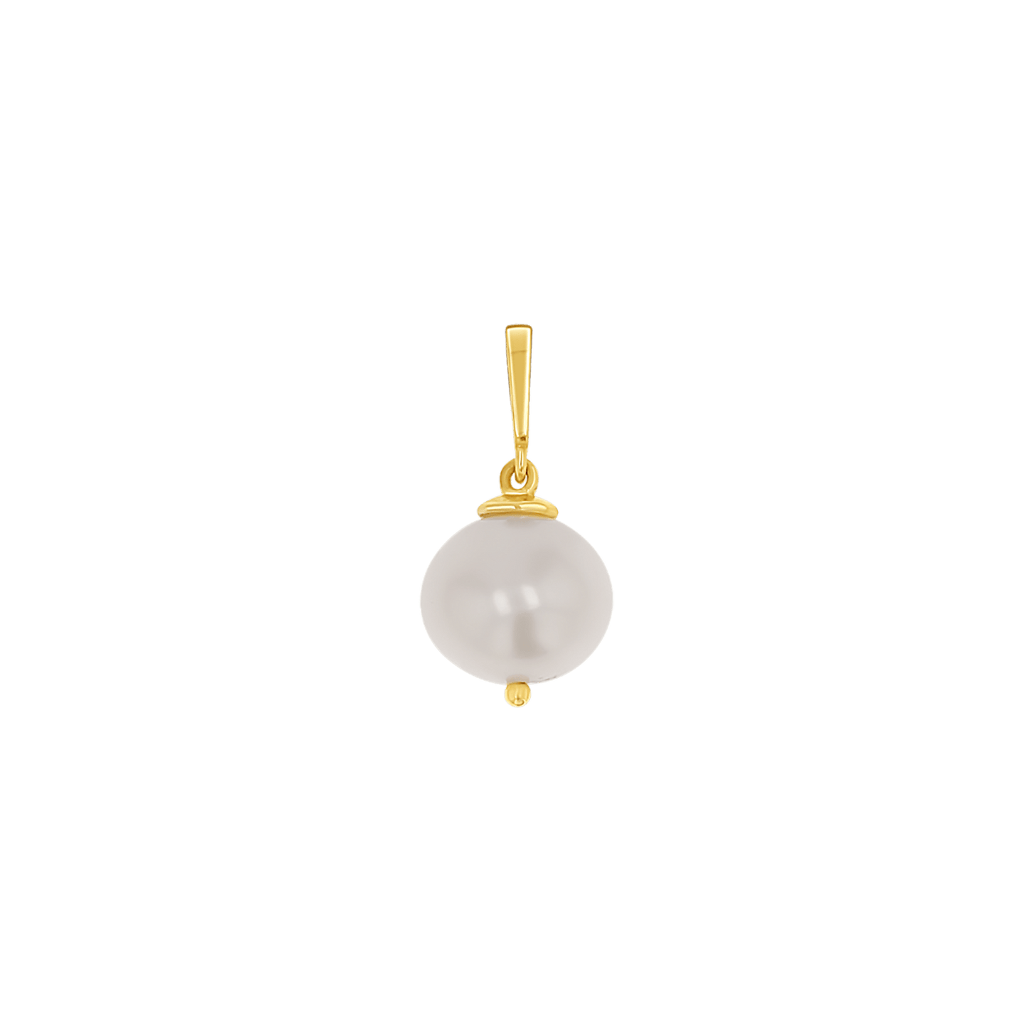 Round Pearl Charm - Lotus Diamond