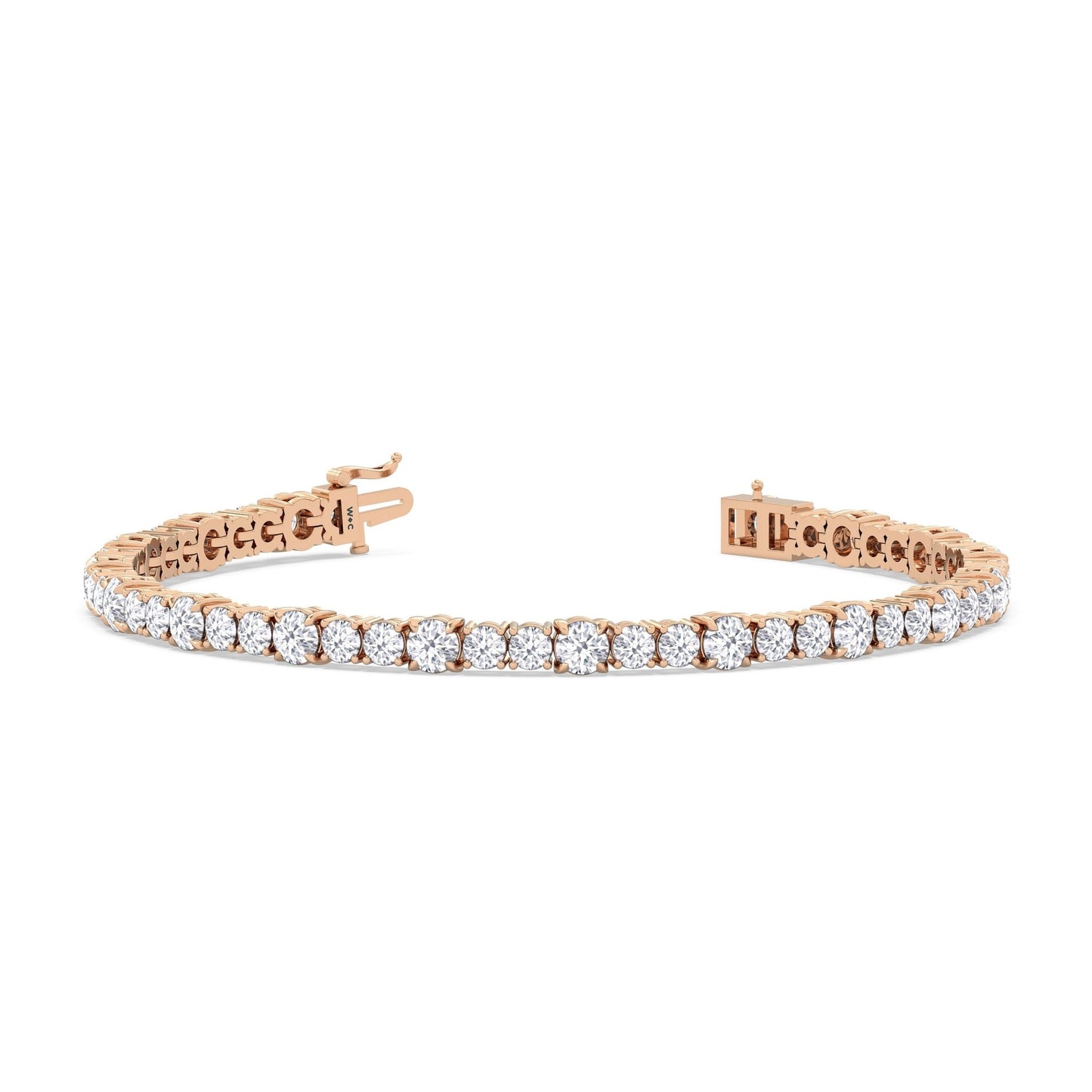 Round Sequenced Tennis Bracelet - Lotus Diamond