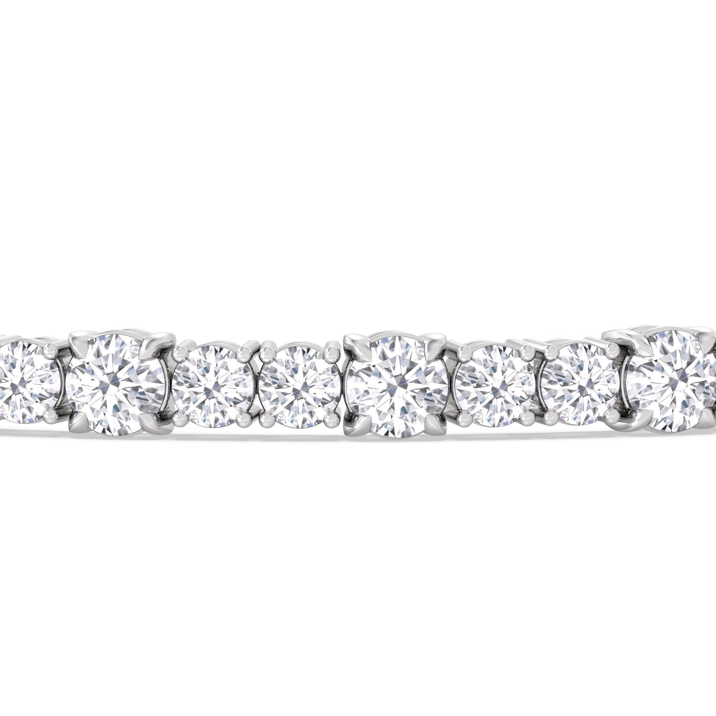 Round Sequenced Tennis Bracelet - Lotus Diamond