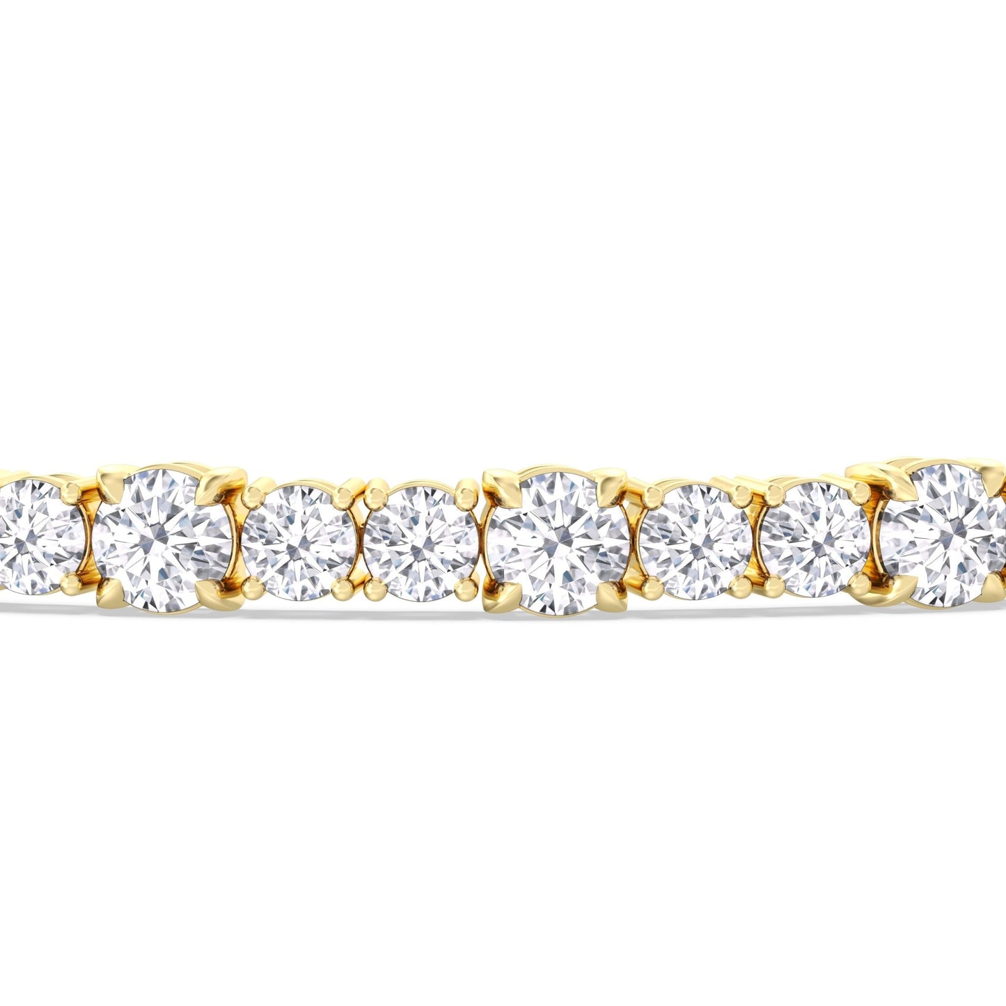 Round Sequenced Tennis Bracelet - Lotus Diamond
