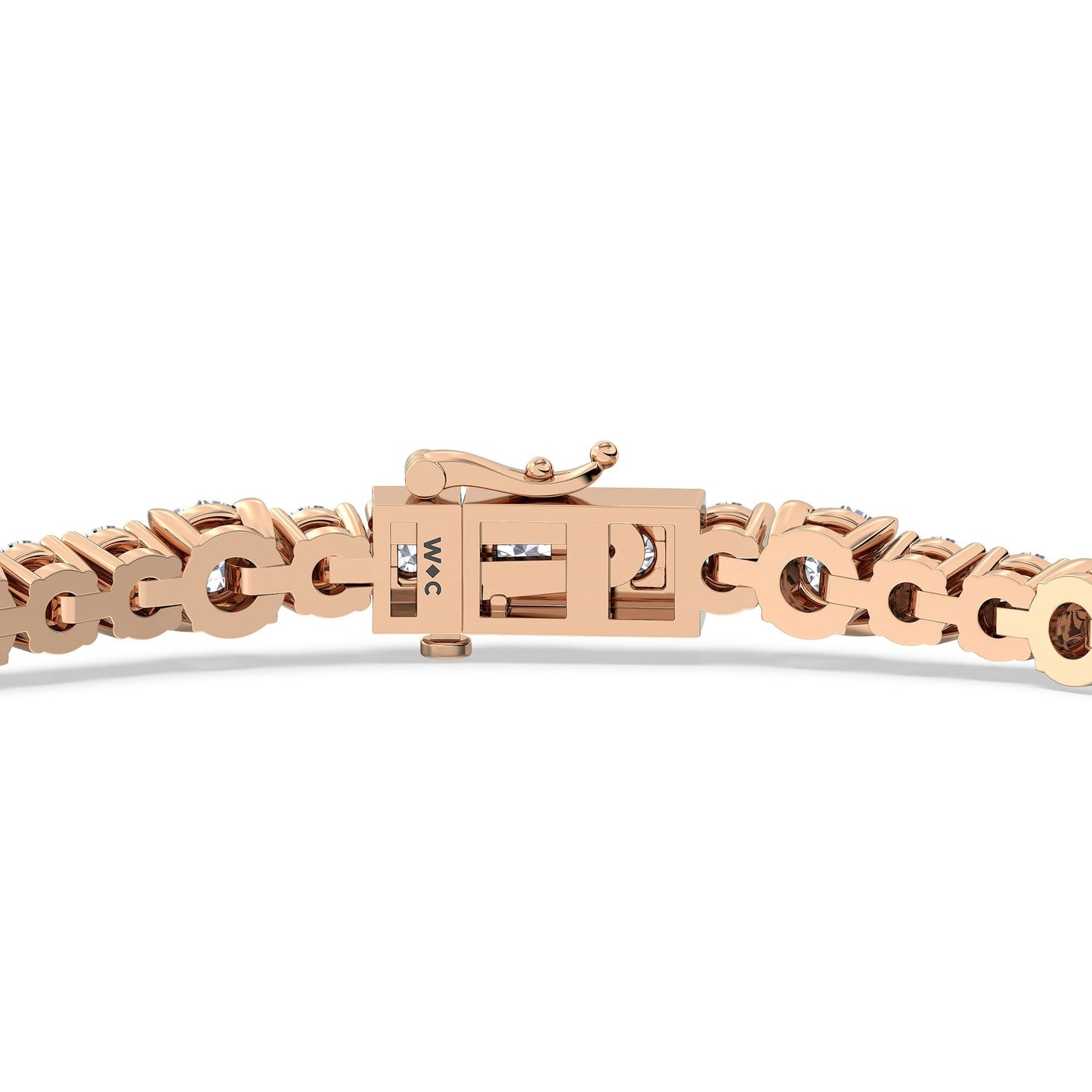 Round Sequenced Tennis Bracelet - Lotus Diamond