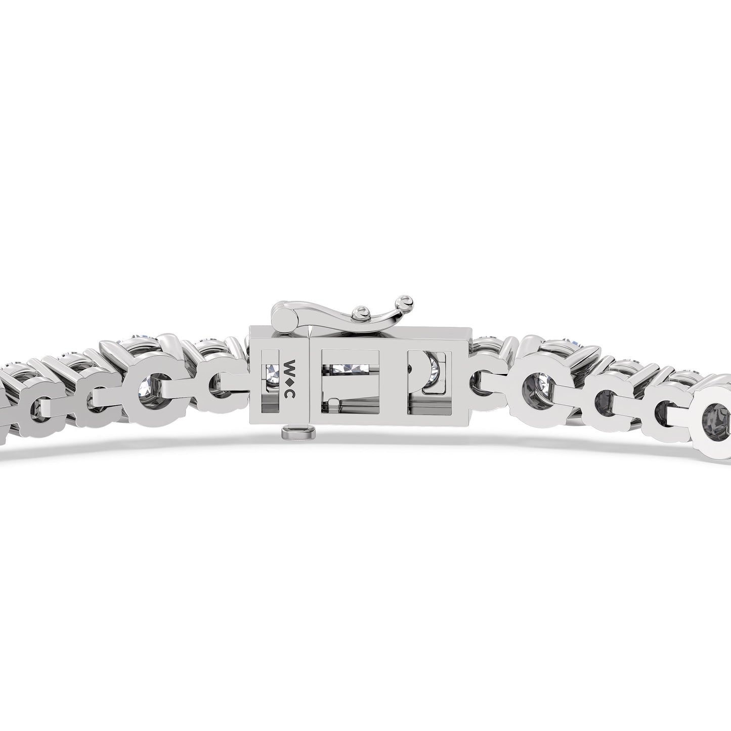 Round Sequenced Tennis Bracelet - Lotus Diamond