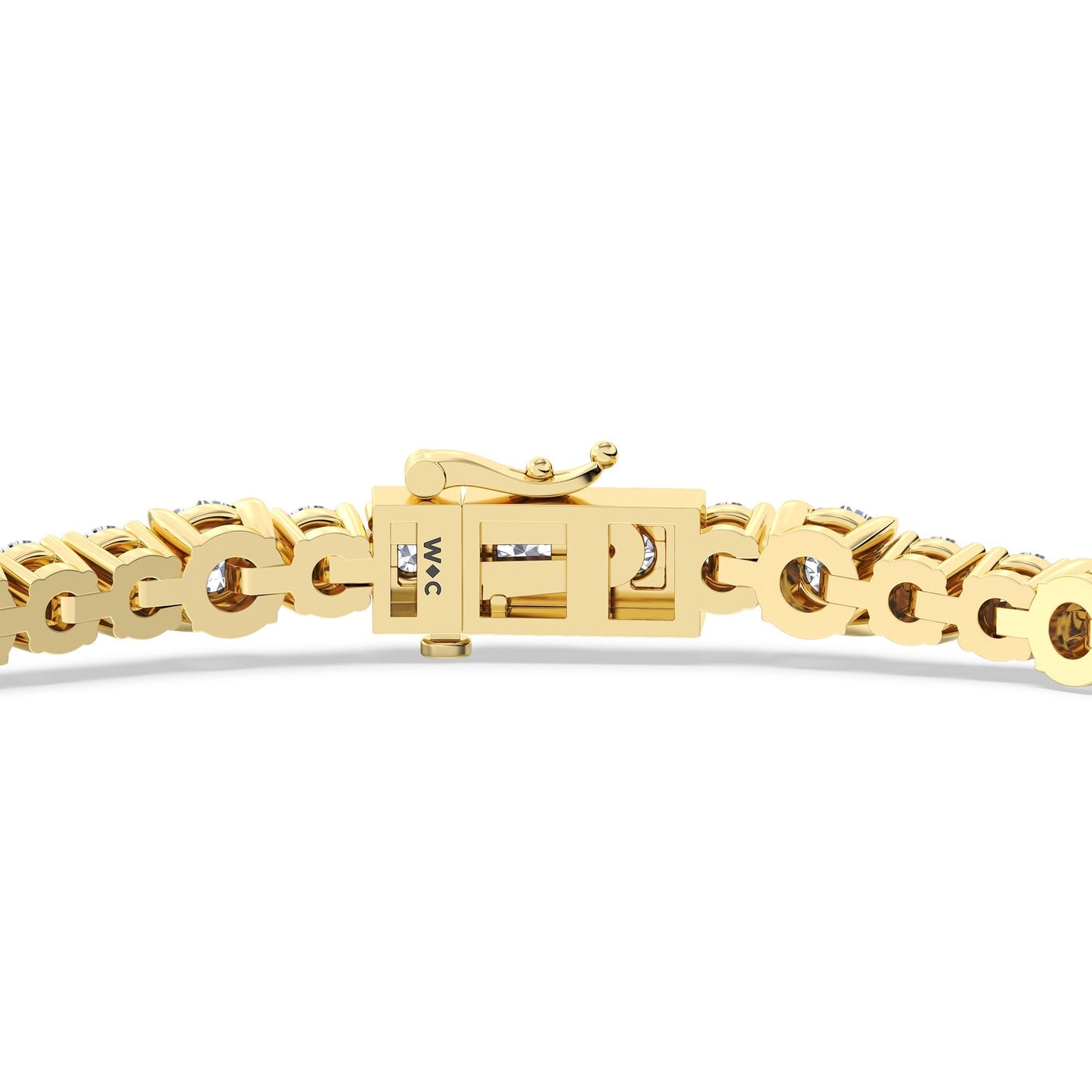 Round Sequenced Tennis Bracelet - Lotus Diamond
