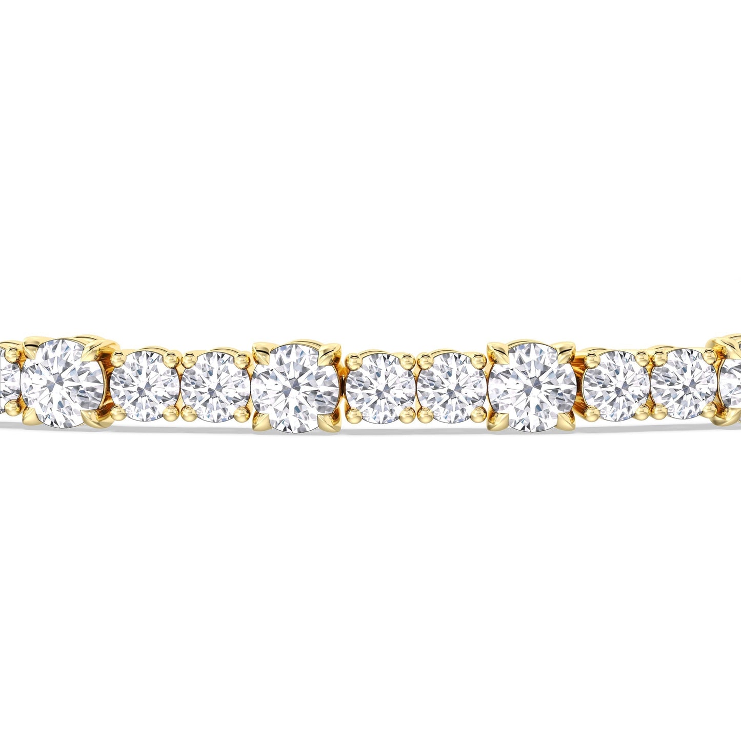 Round Sequenced Tennis Bracelet - Lotus Diamond