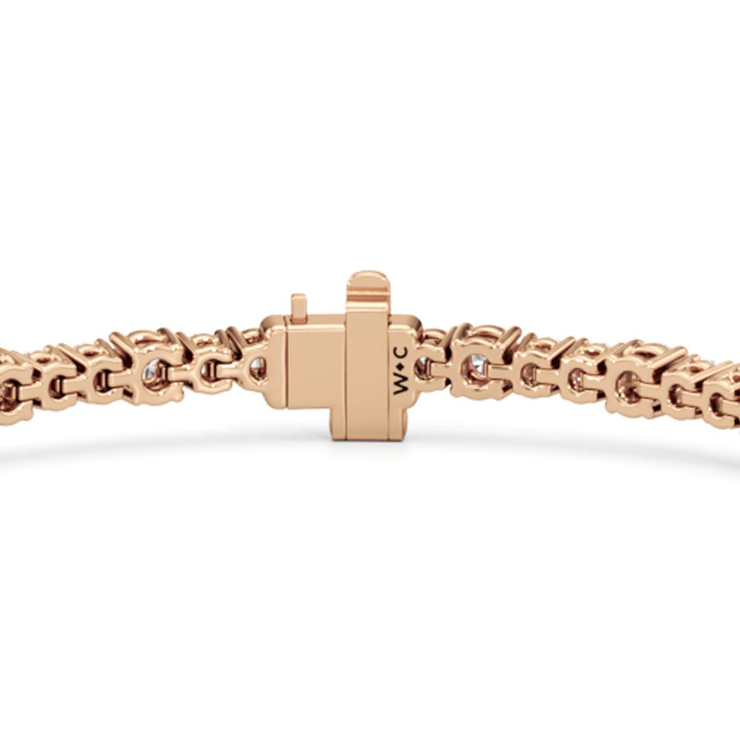 Round Sequenced Tennis Bracelet - Lotus Diamond