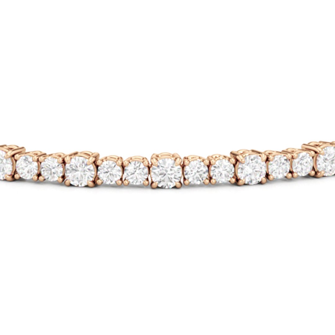 Round Sequenced Tennis Bracelet - Lotus Diamond