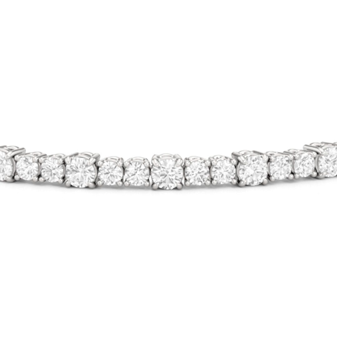 Round Sequenced Tennis Bracelet - Lotus Diamond