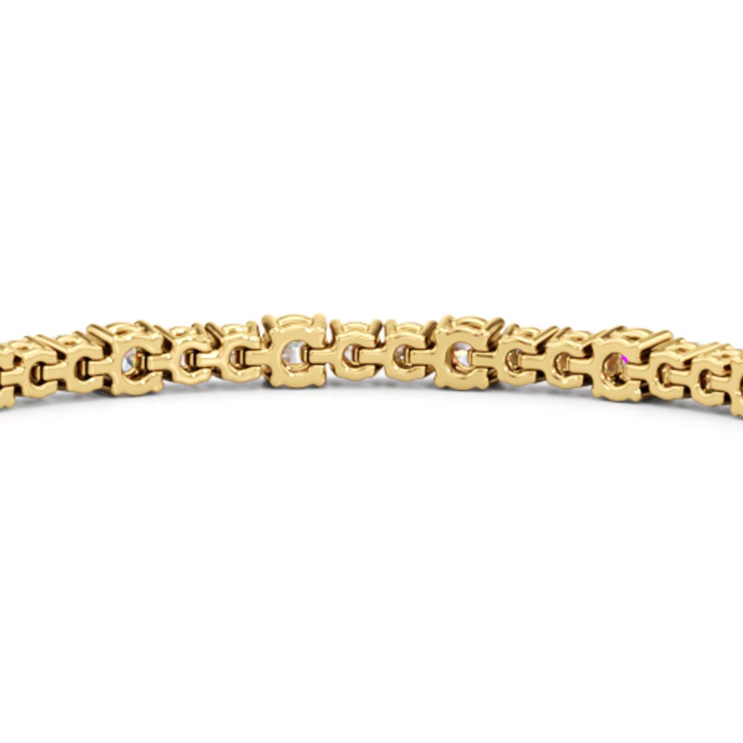 Round Sequenced Tennis Bracelet - Lotus Diamond