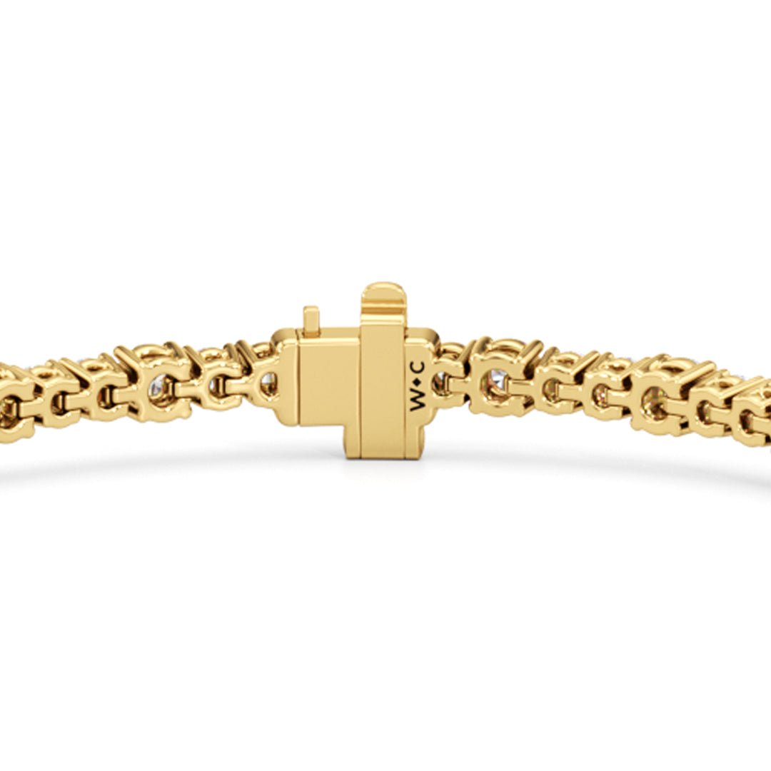 Round Sequenced Tennis Bracelet - Lotus Diamond