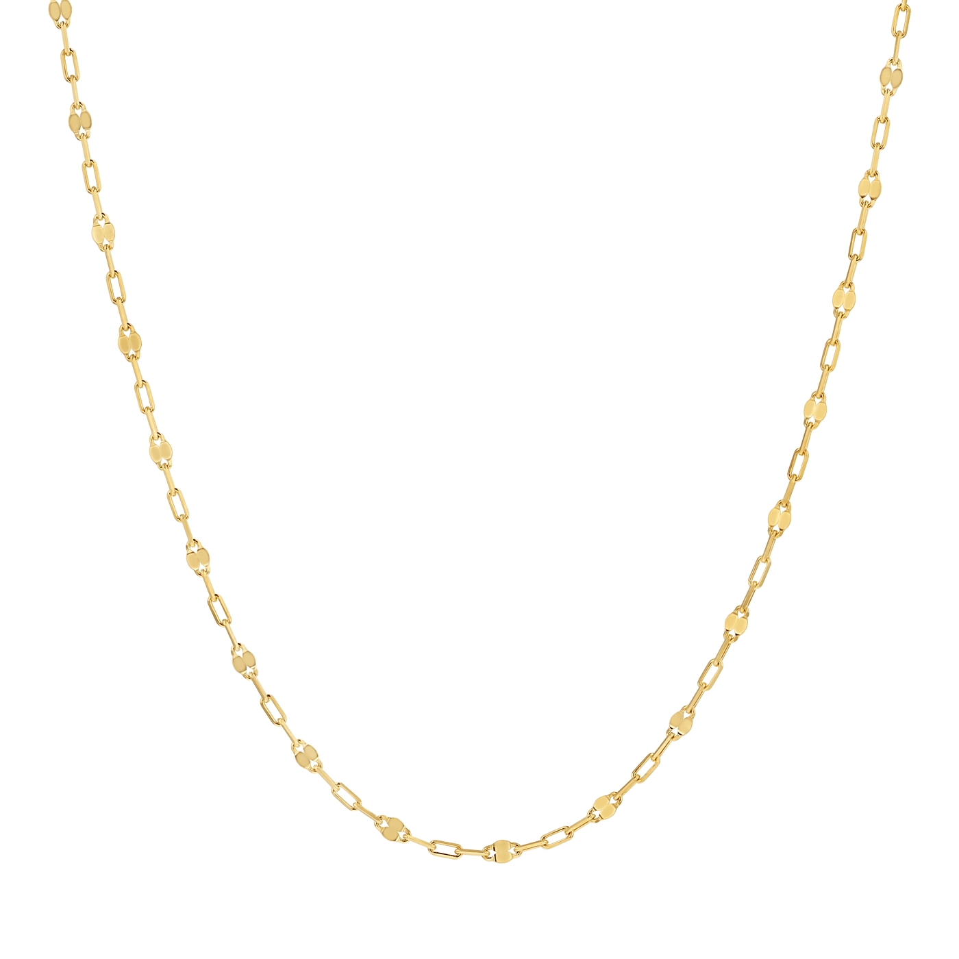 Sequin Chain Necklace - Lotus Diamond