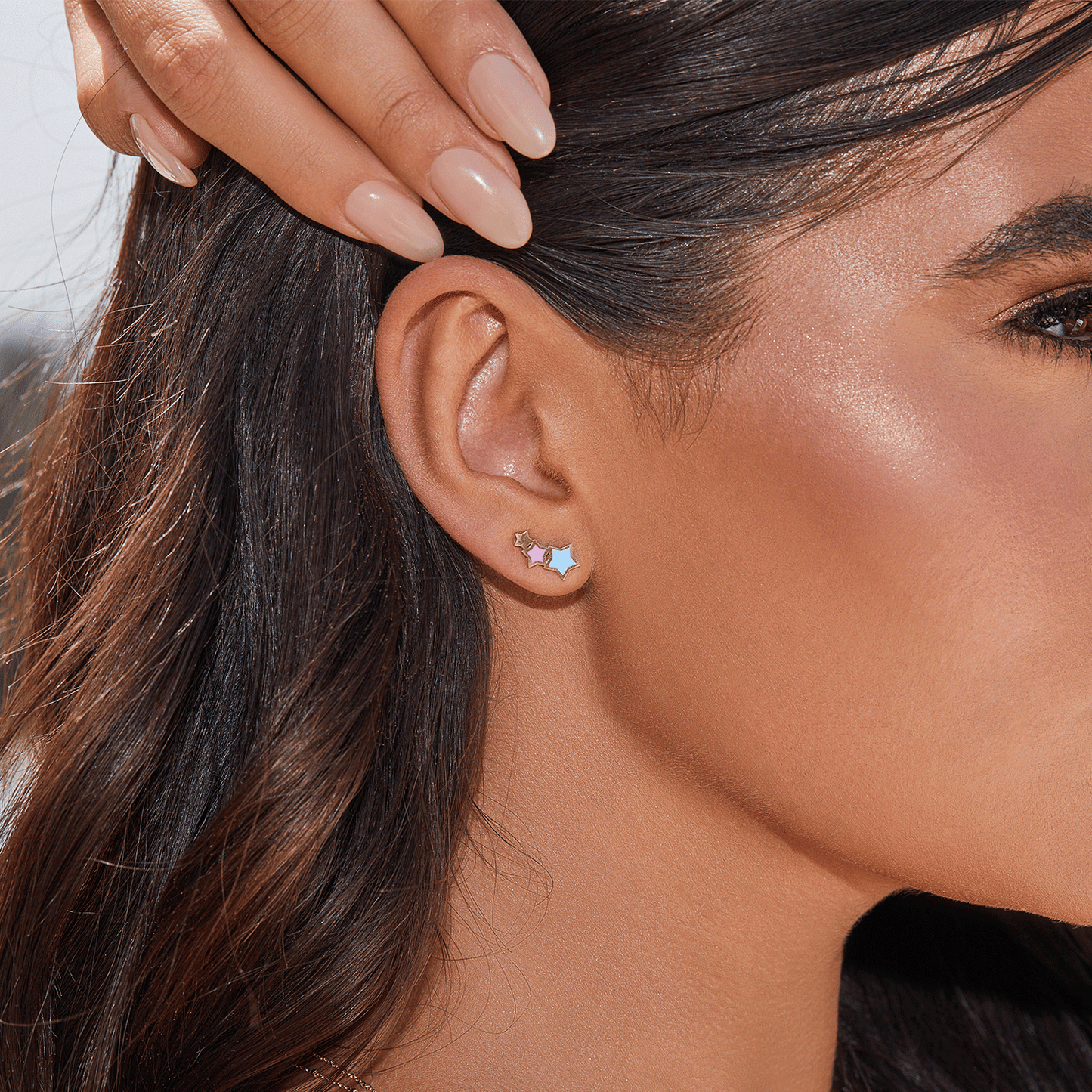 Shooting Star Ear Crawler - Lotus Diamond