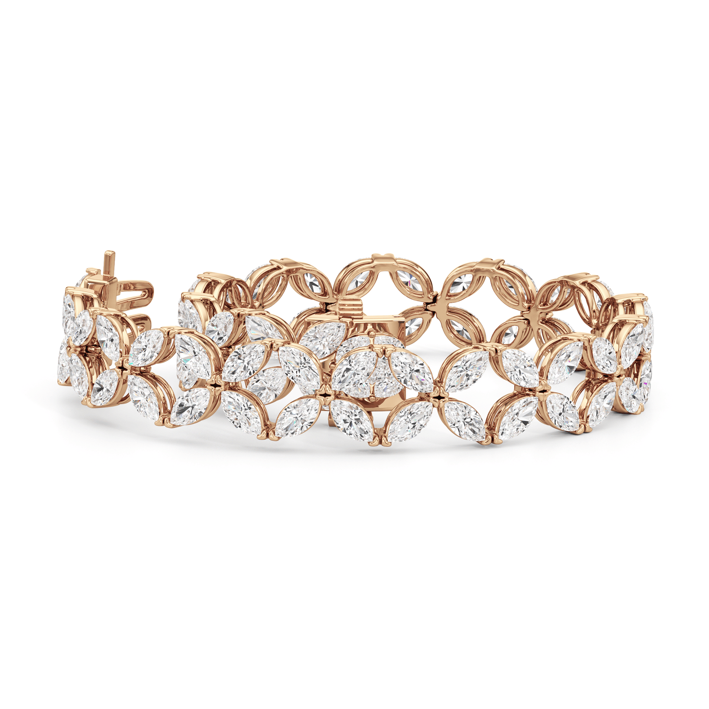 Signature Tennis Bracelet - Lotus Diamond