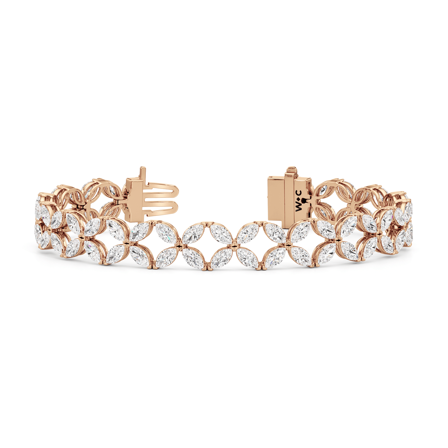 Signature Tennis Bracelet - Lotus Diamond