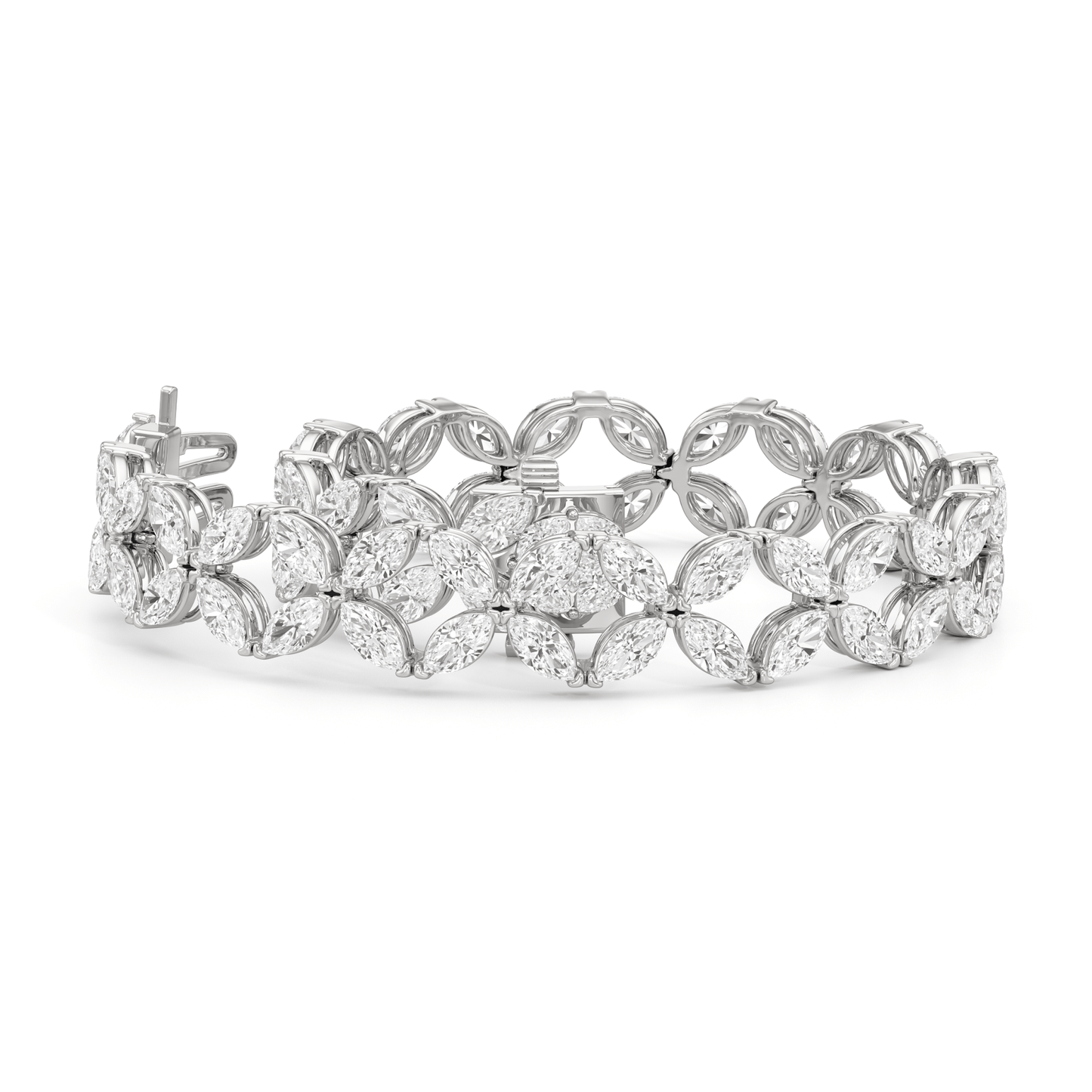 Signature Tennis Bracelet - Lotus Diamond