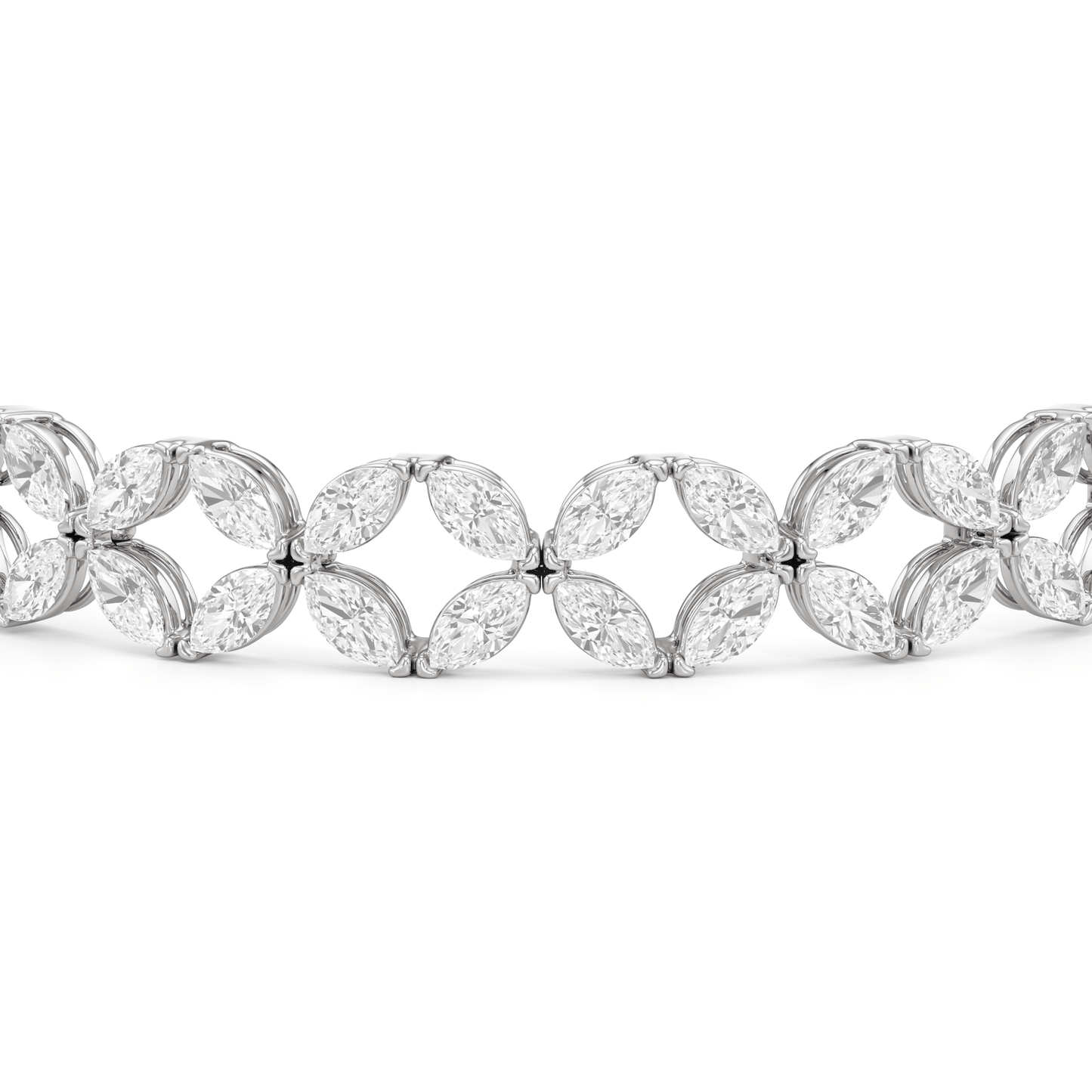 Signature Tennis Bracelet - Lotus Diamond