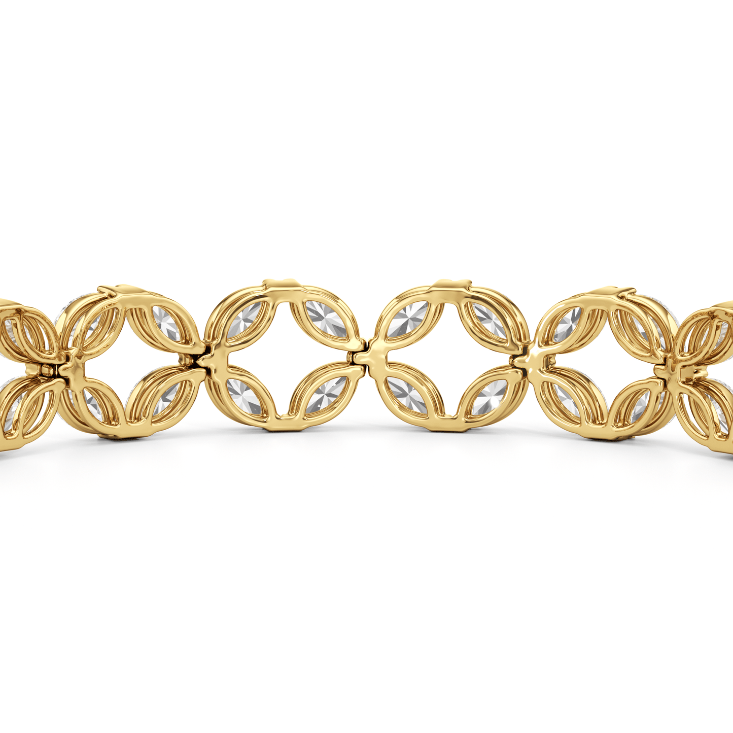 Signature Tennis Bracelet - Lotus Diamond