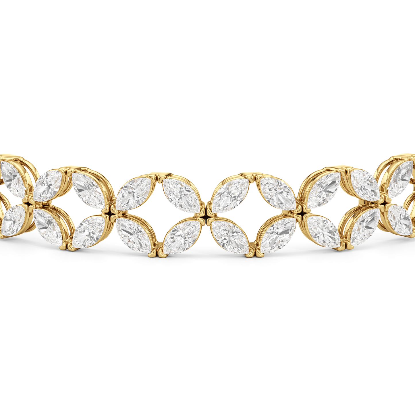 Signature Tennis Bracelet - Lotus Diamond