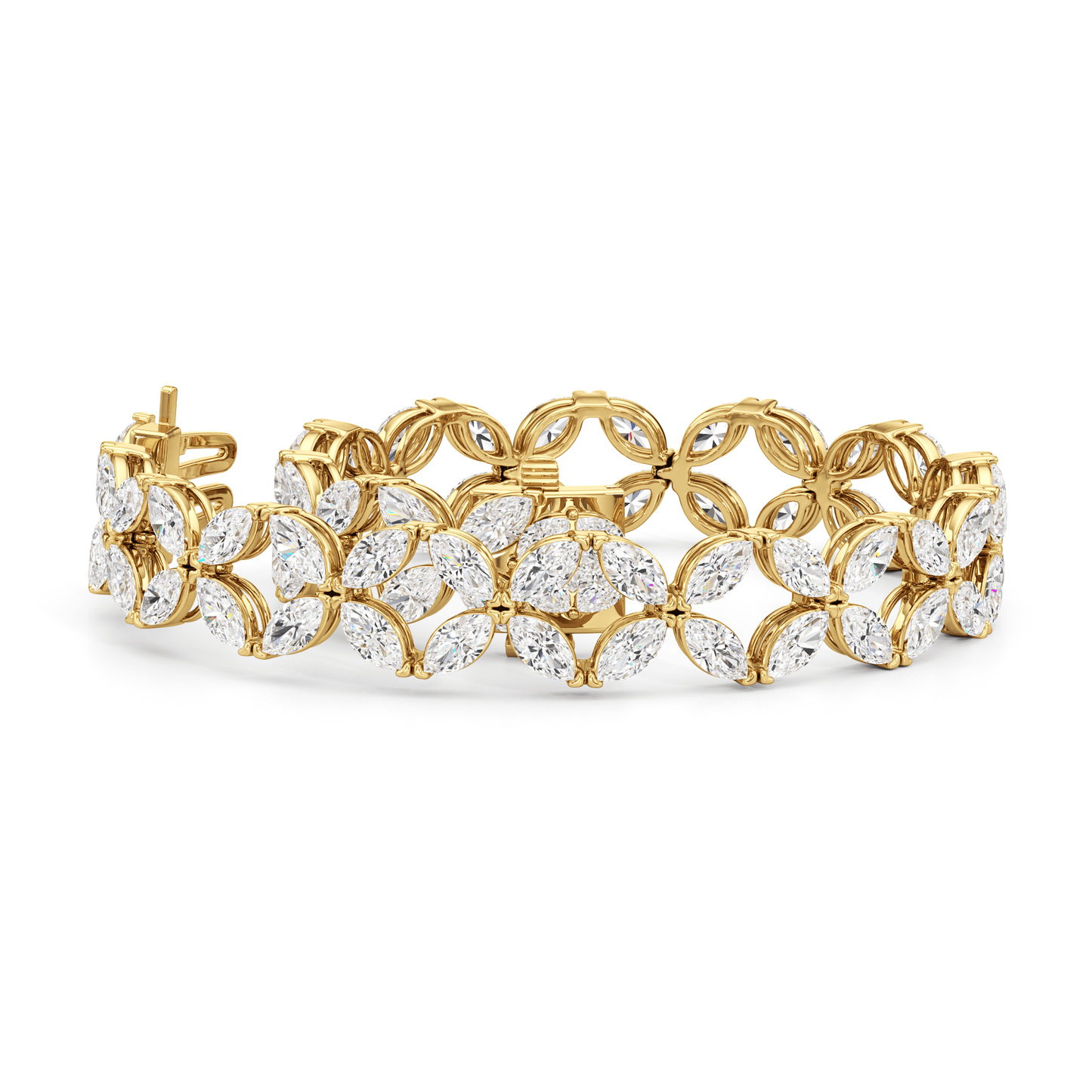 Signature Tennis Bracelet - Lotus Diamond