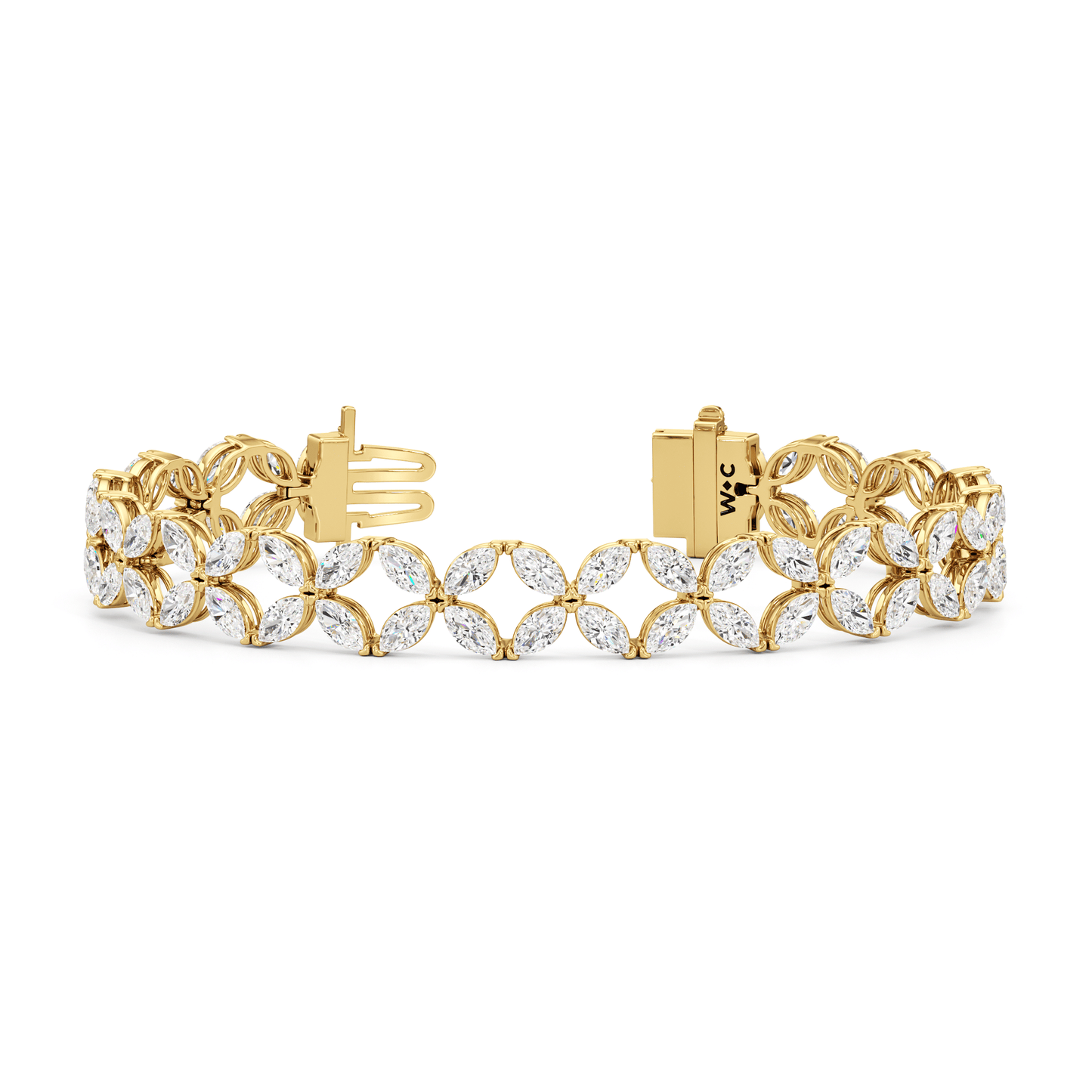 Signature Tennis Bracelet - Lotus Diamond