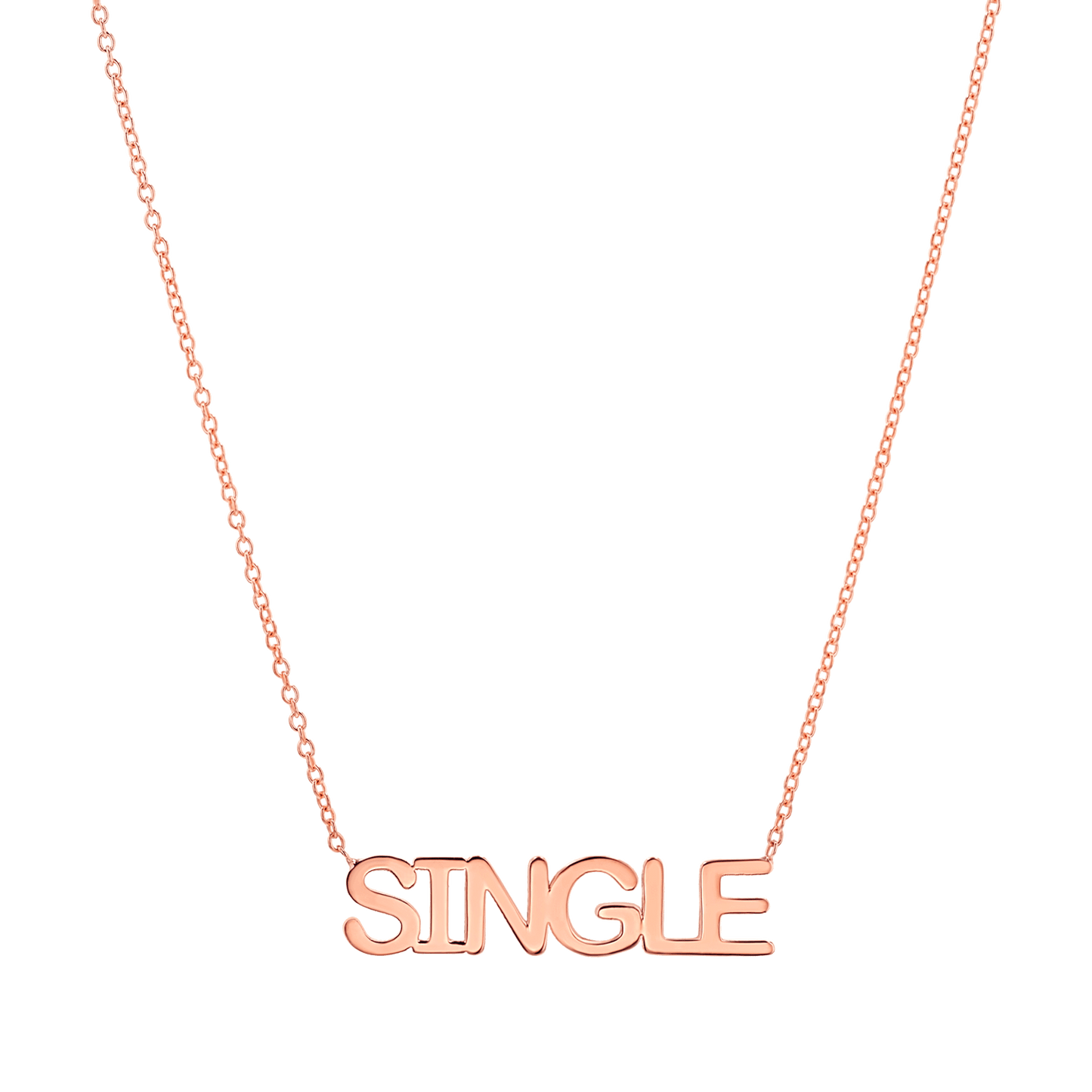 "SINGLE" Linear Necklace - Lotus Diamond
