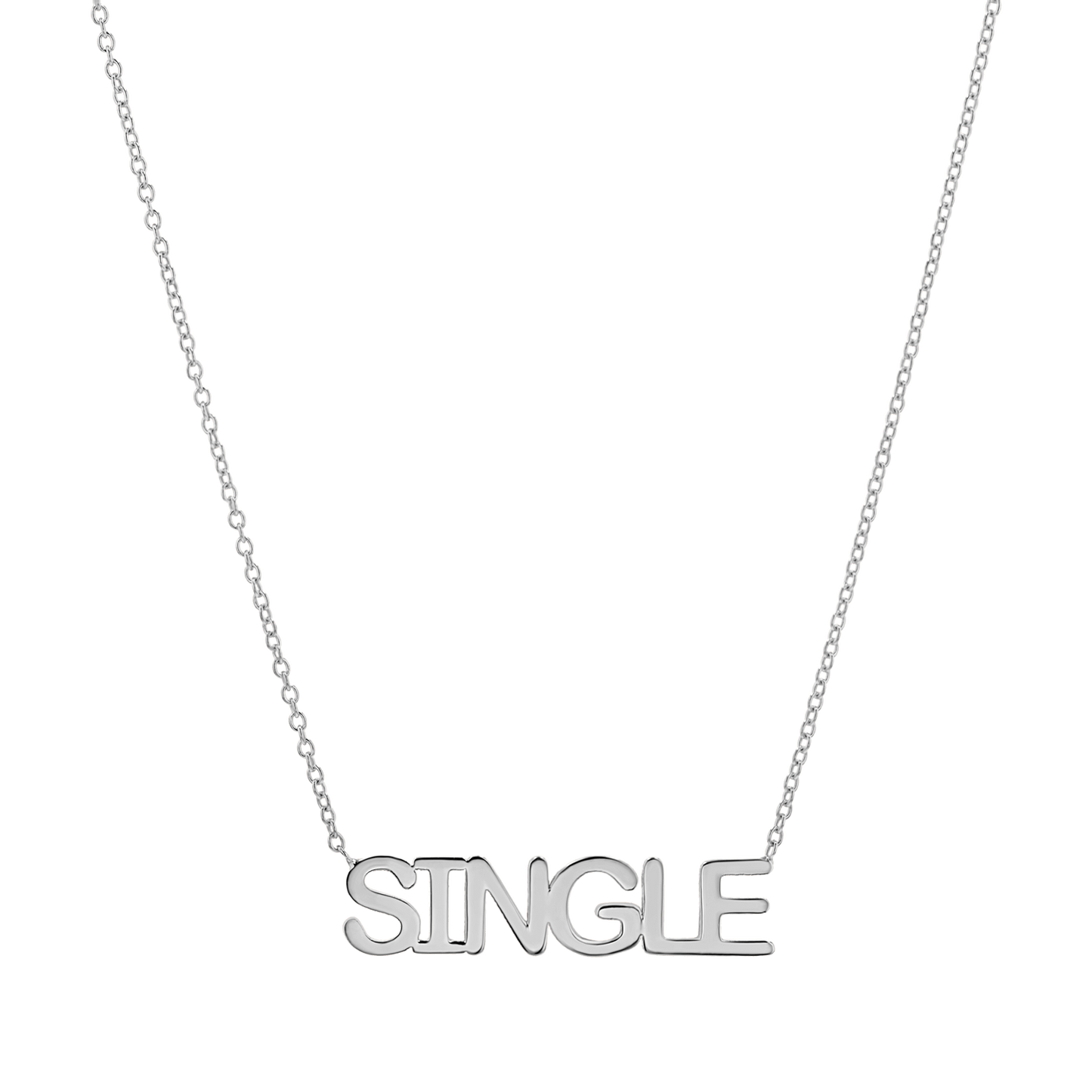 "SINGLE" Linear Necklace - Lotus Diamond