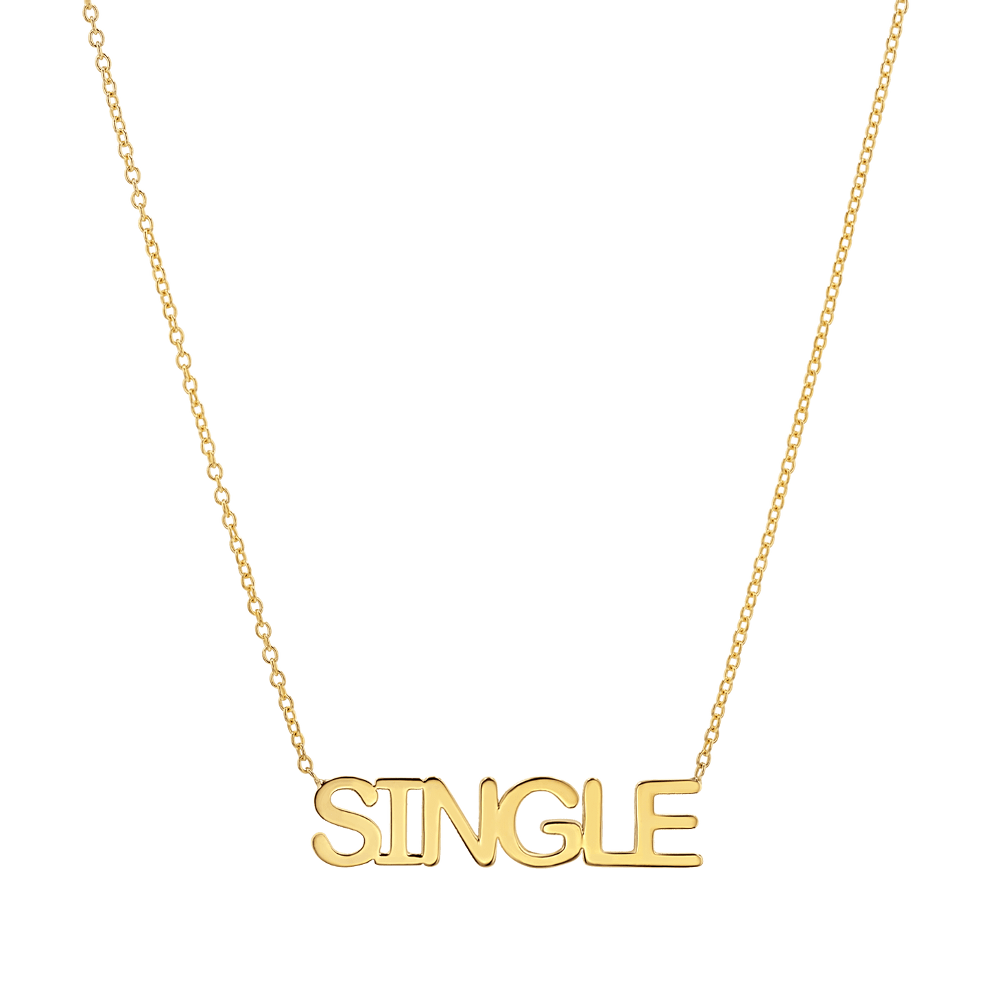 "SINGLE" Linear Necklace - Lotus Diamond