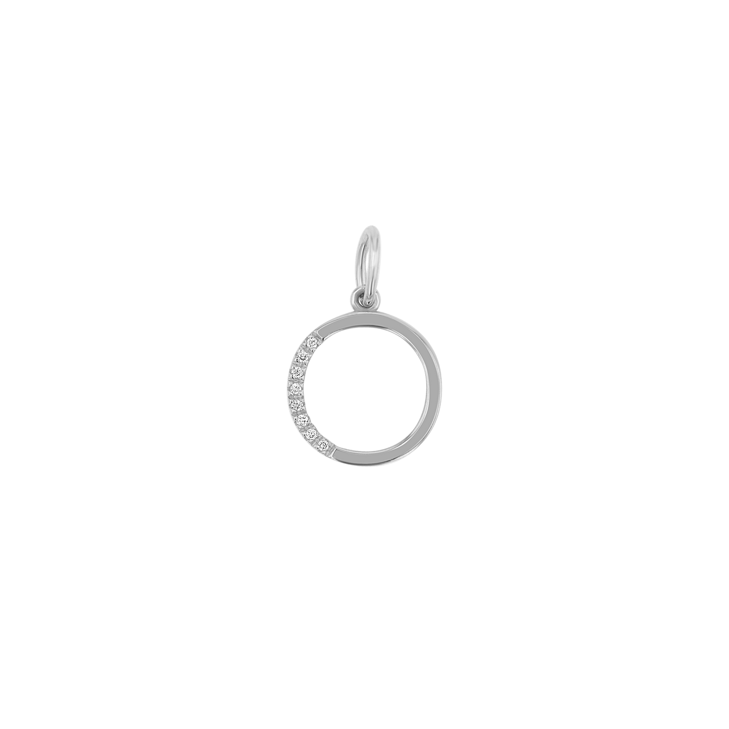 Sprinkle Diamond Initial Charm - Lotus Diamond