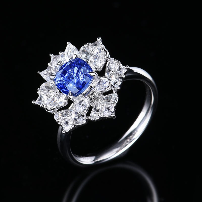 Sri Lanka natural cornflower sapphire - Lotus Diamond