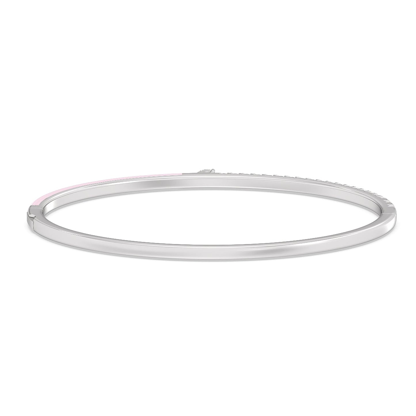 Staple Pear Diamond Bangle in Ceramic - Lotus Diamond