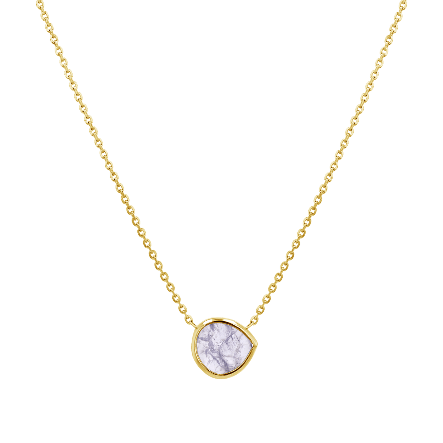 Tanzanite Gemstone Necklace - Lotus Diamond